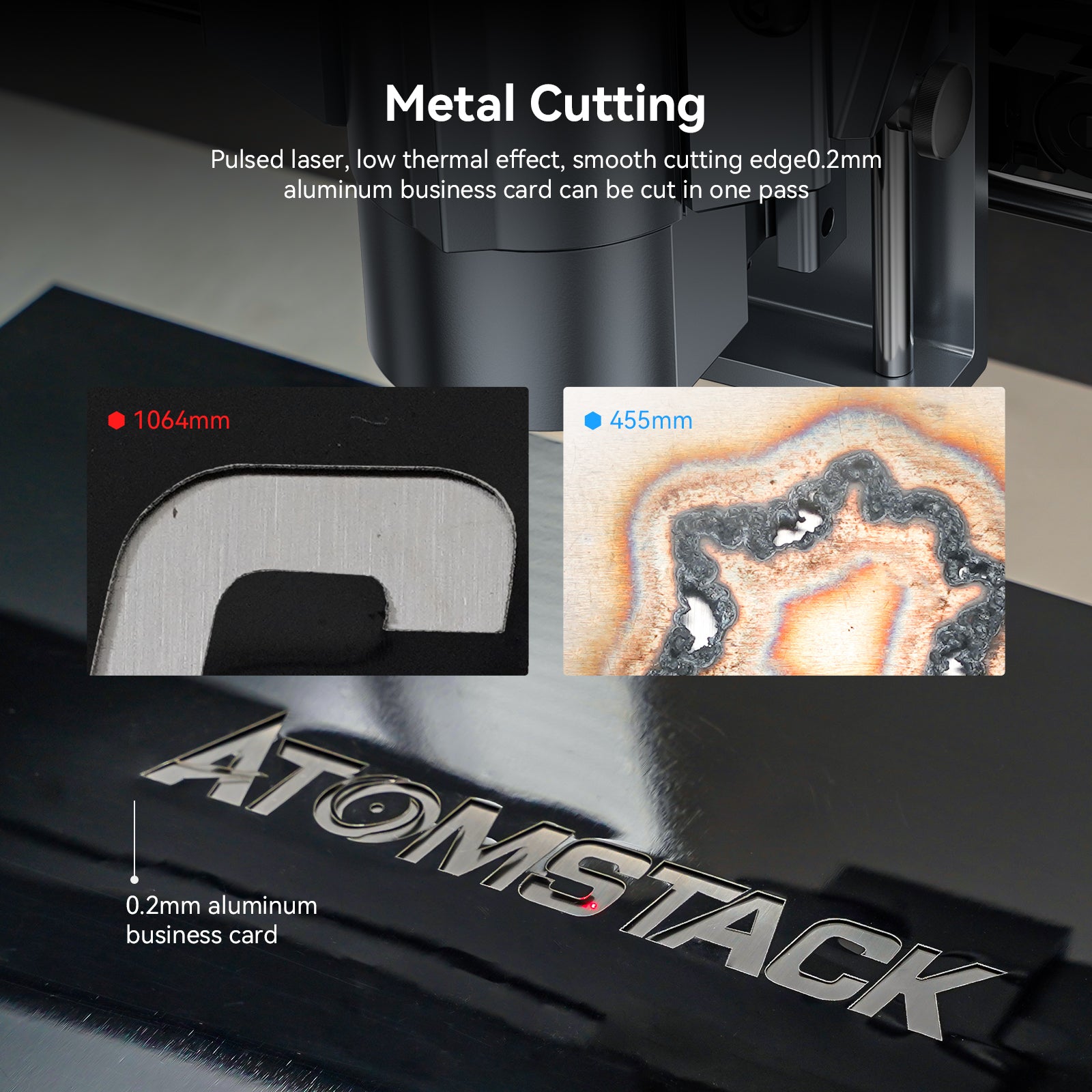 AtomStack A20 Pro 1064 nm 20 W Faserlaser-Markierungs- und Graviermaschine
