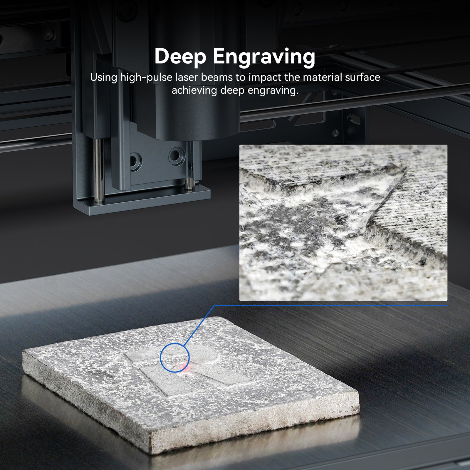 AtomStack A20 Pro 1064 nm 20 W Faserlaser-Markierungs- und Graviermaschine