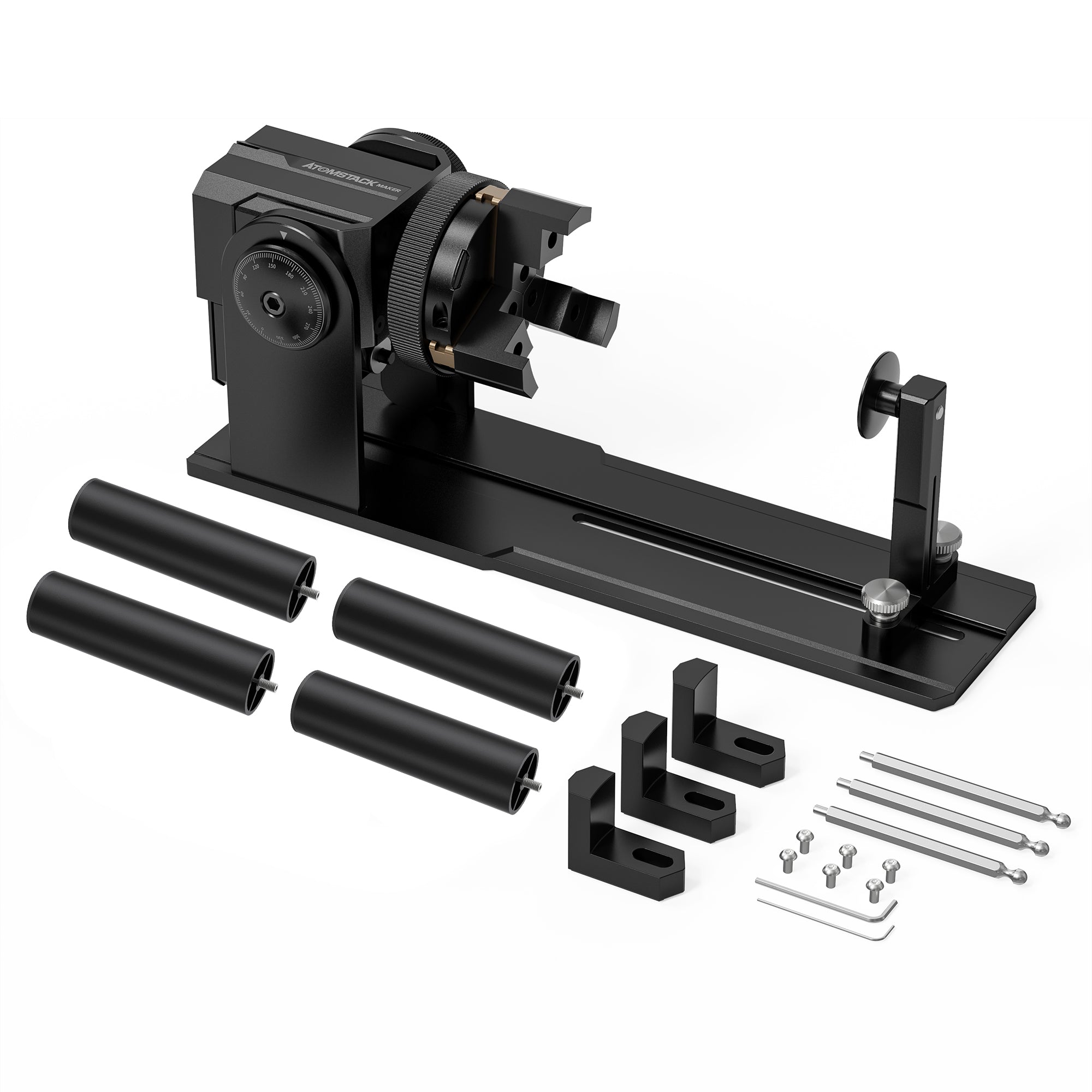 Portabrocas giratorio para grabador láser AtomStack R1 V2