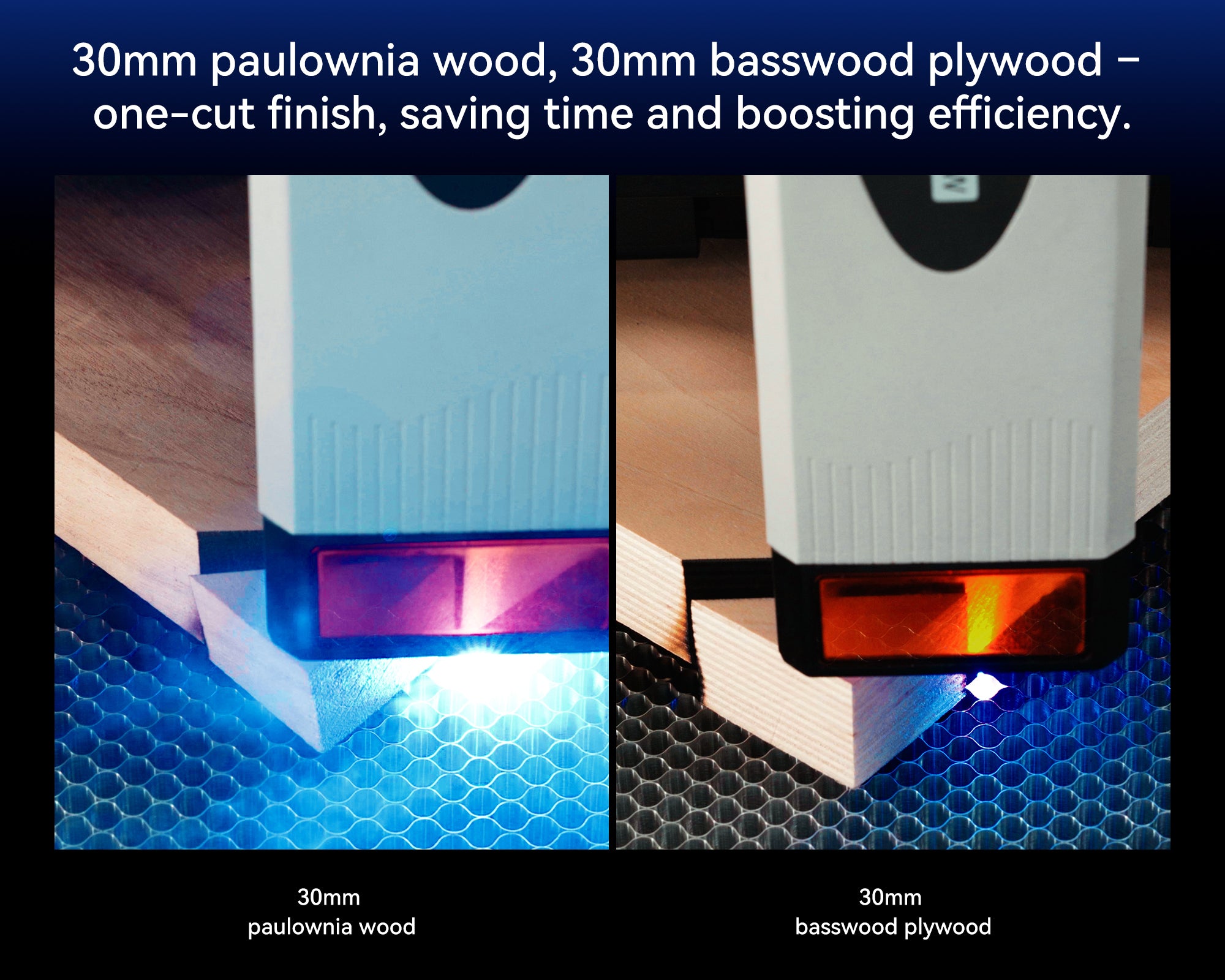 Grabador láser de diodo refrigerado por agua AtomStack Glacier 120W/90W