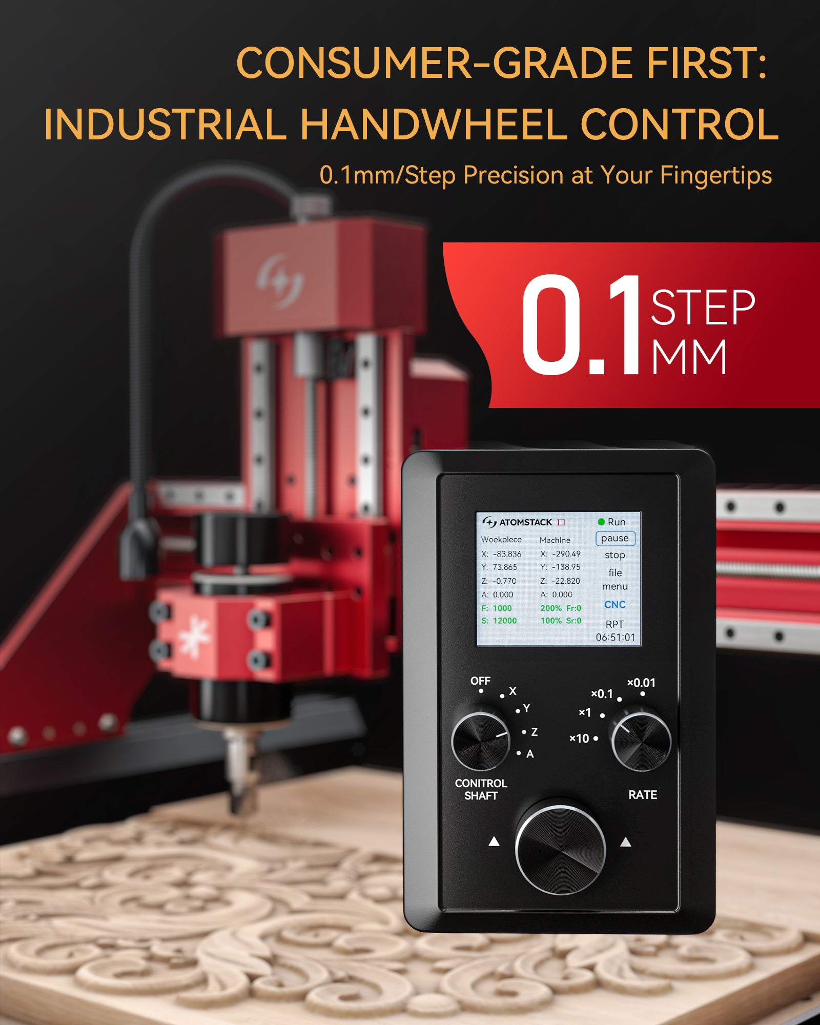 AtomStack C4 Pro CNC Router