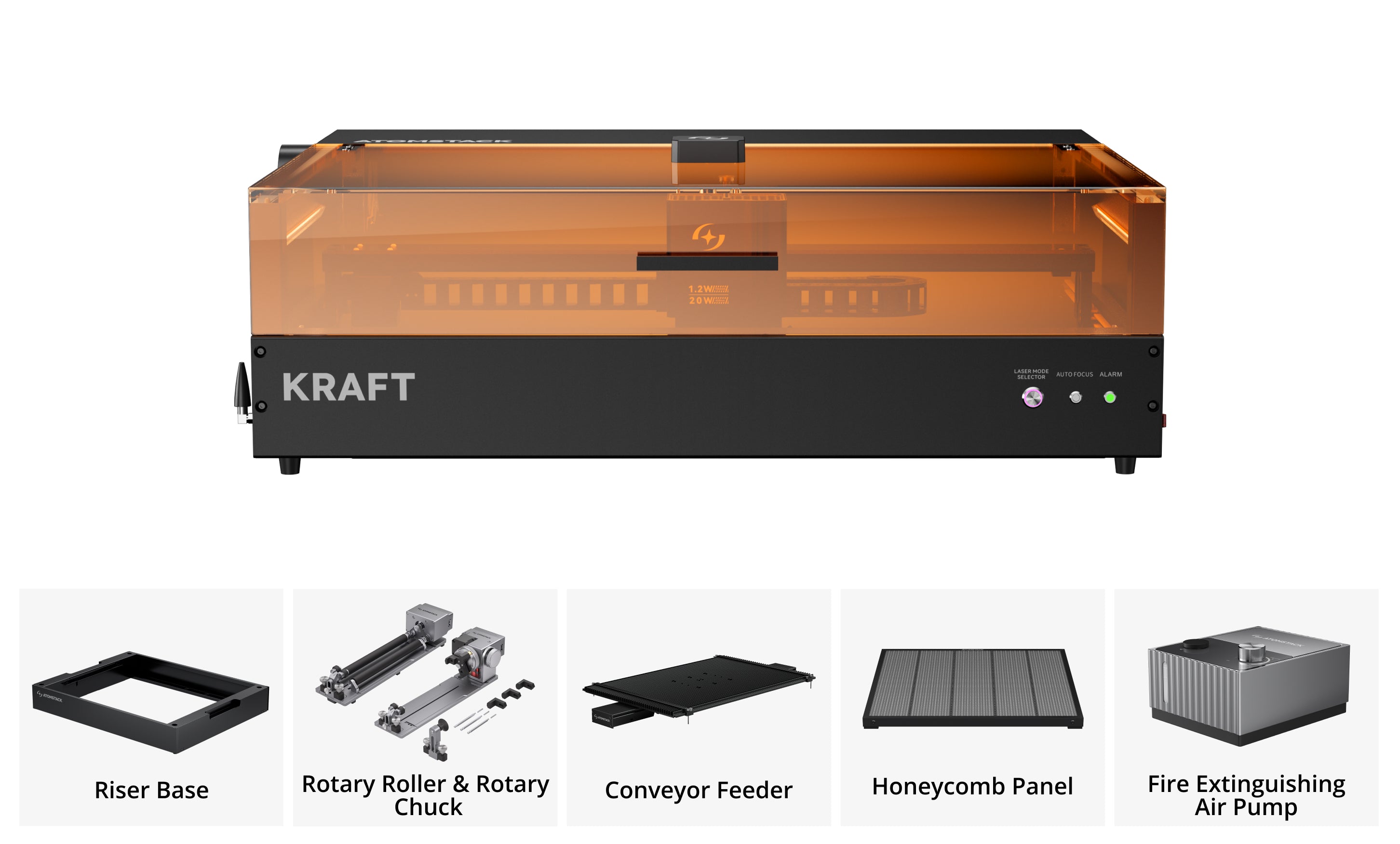 AtomStack Kraft Lite 40W Diode Laser Engraver