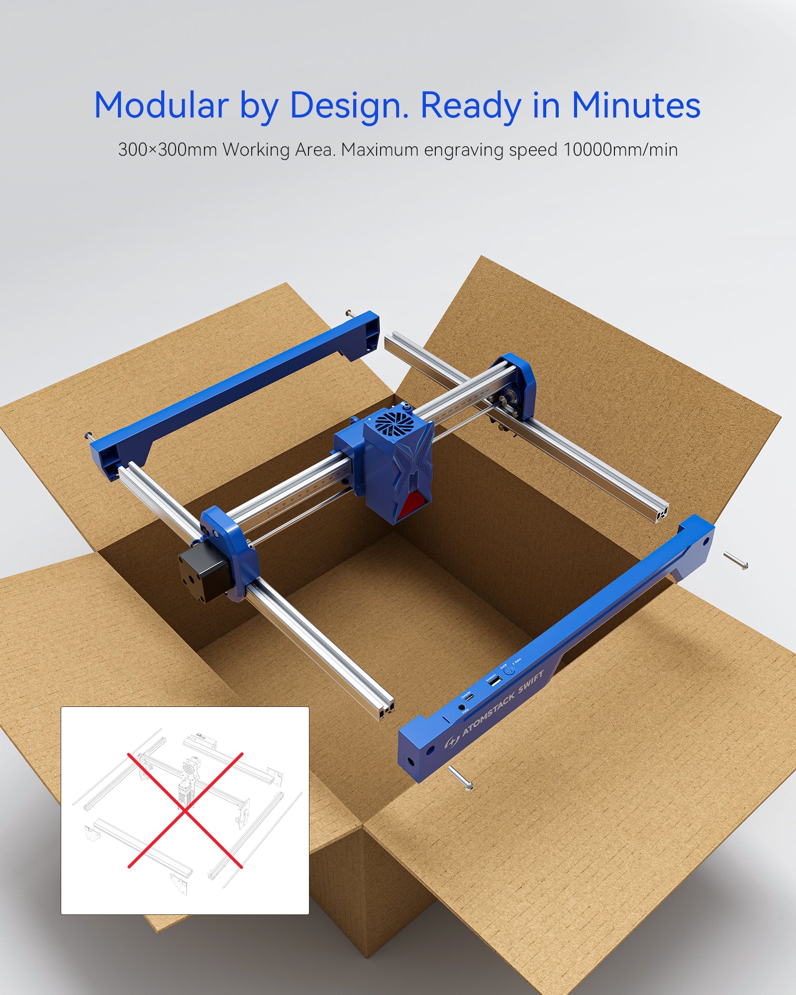 AtomStack Swift Laser Engraver