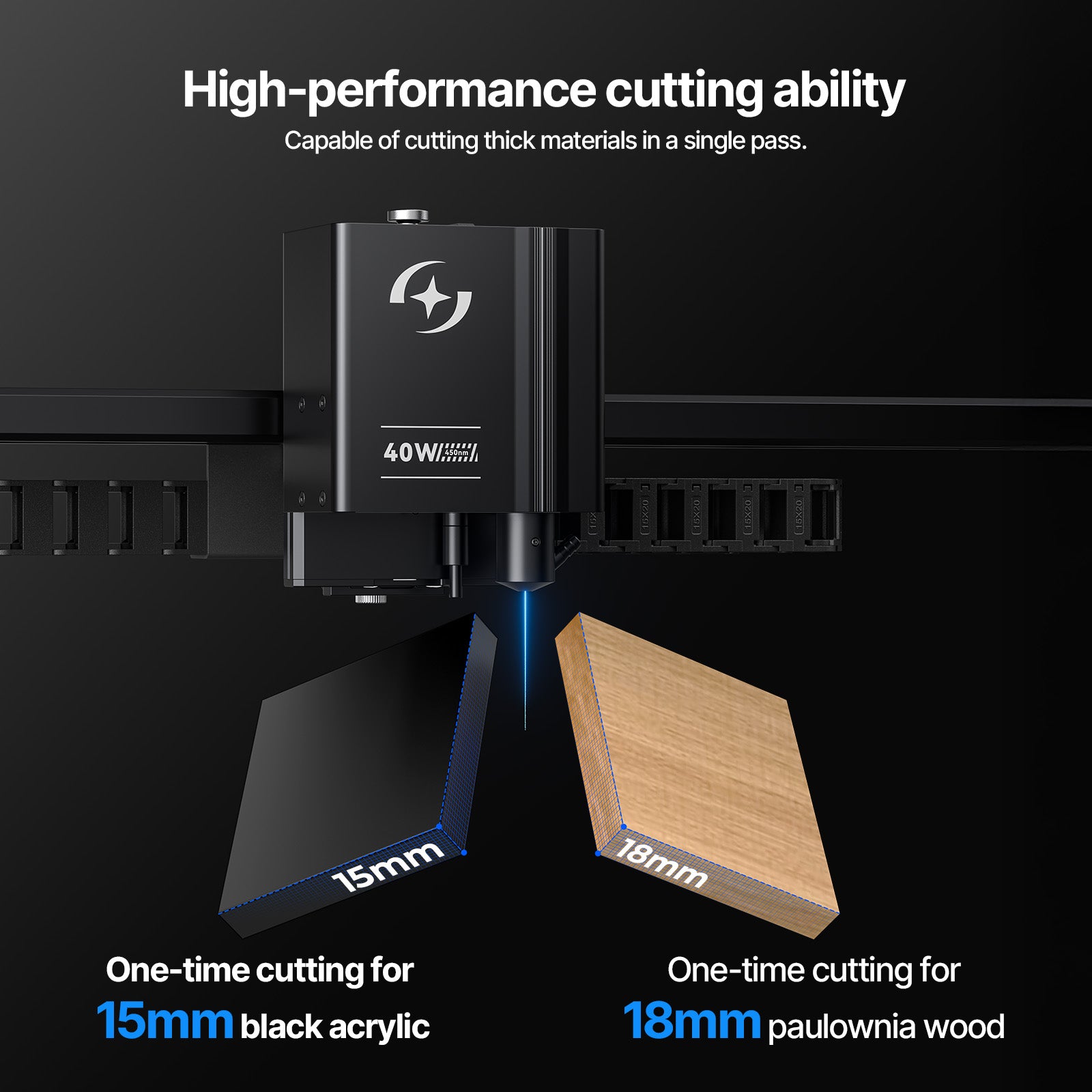 AtomStack Kraft Lite 40W Diode Laser Engraver