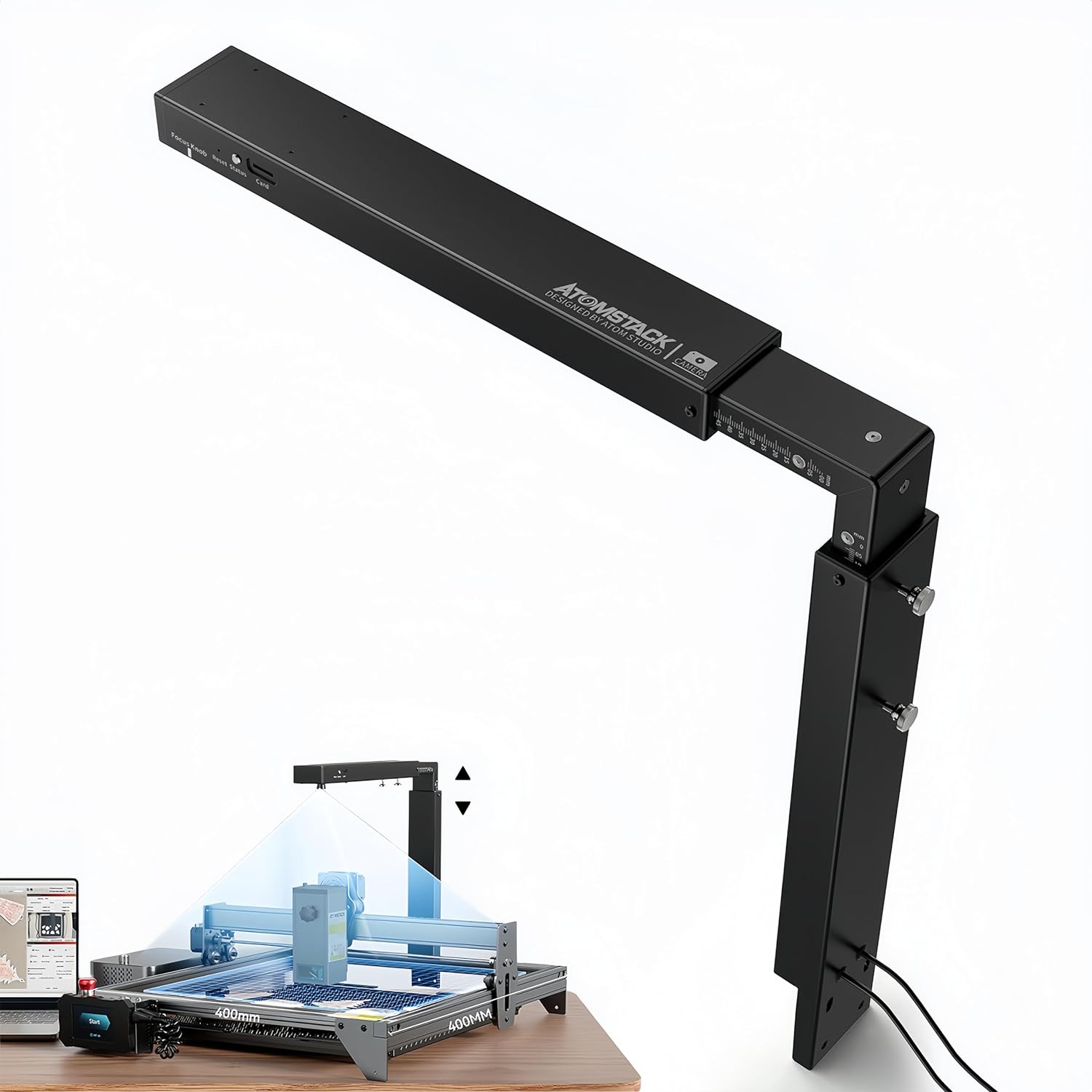 Caméra sans fil AtomStack AC2 pour machine de gravure et de découpe laser
