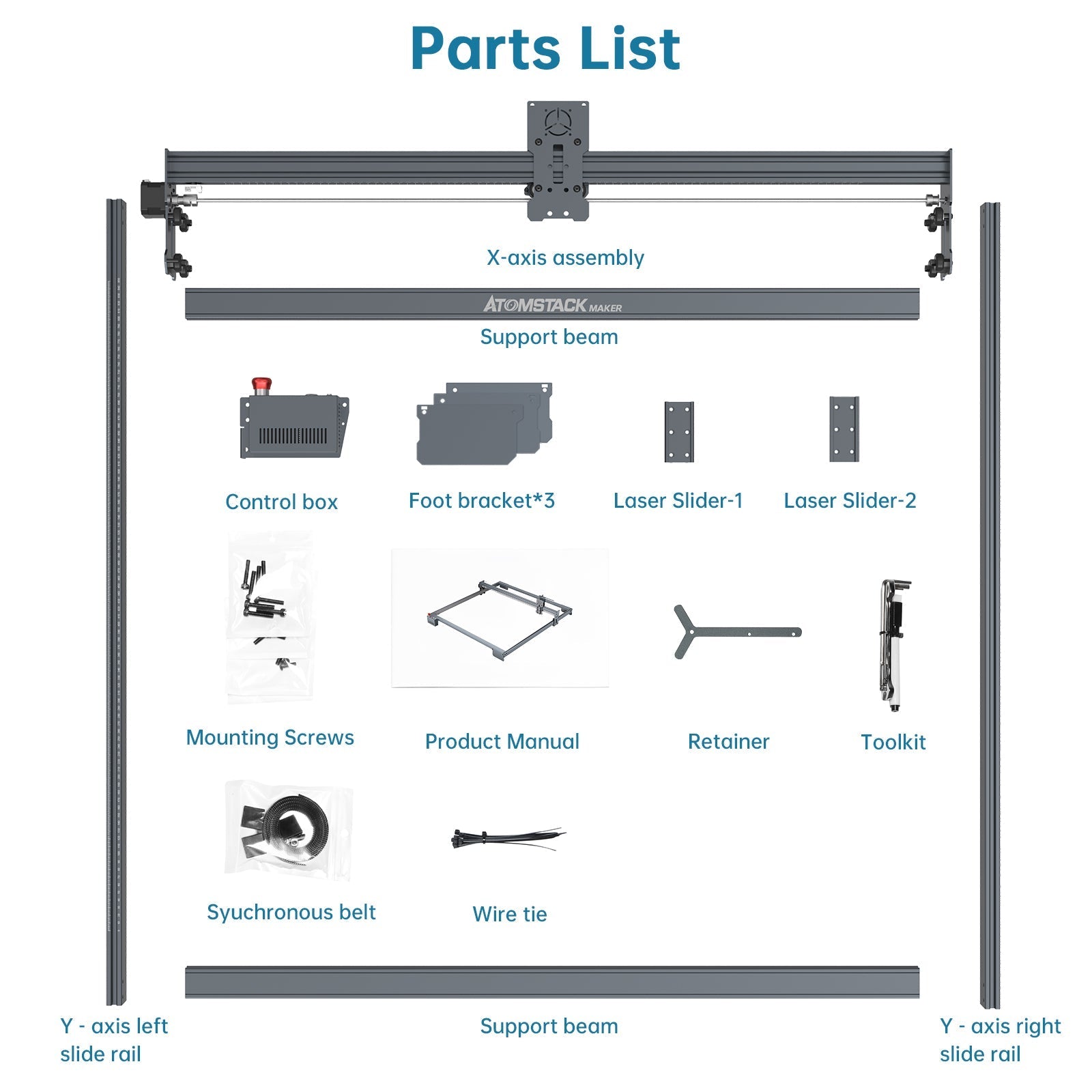 AtomStack E85 Expansion Kit: Enhance Your Laser Engraving Area to 850*800mm