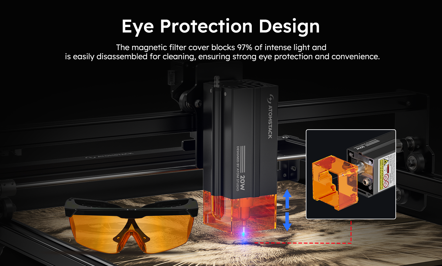 AtomStack A20 Pro V2 Lasergravierer