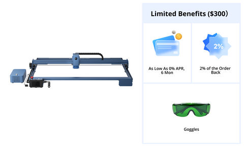 AtomStack A20 Max Large Size Eye Protection Laser Engraver With F60 Air Assist
