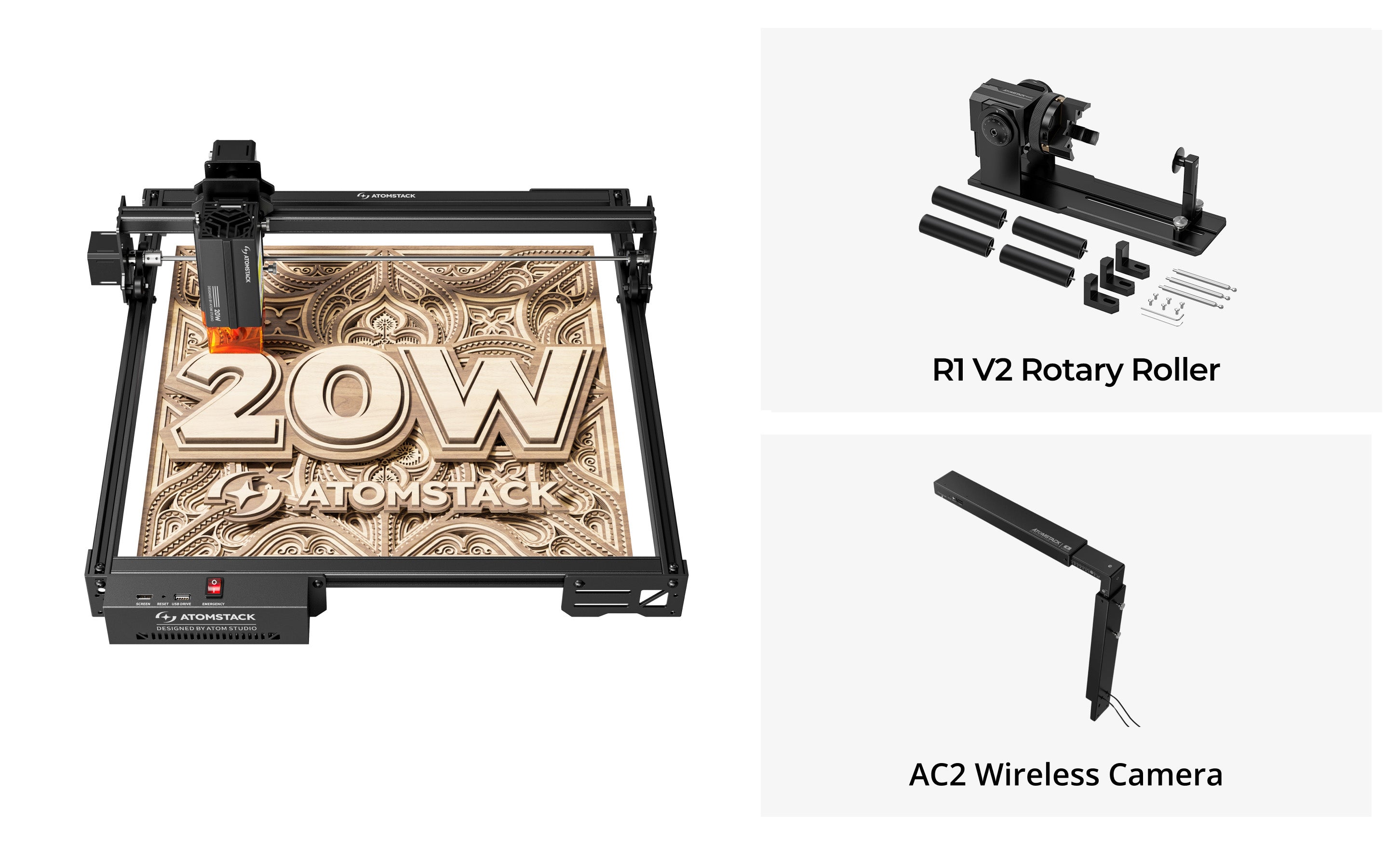 【Reacondicionado】Grabador láser A20 Pro V2