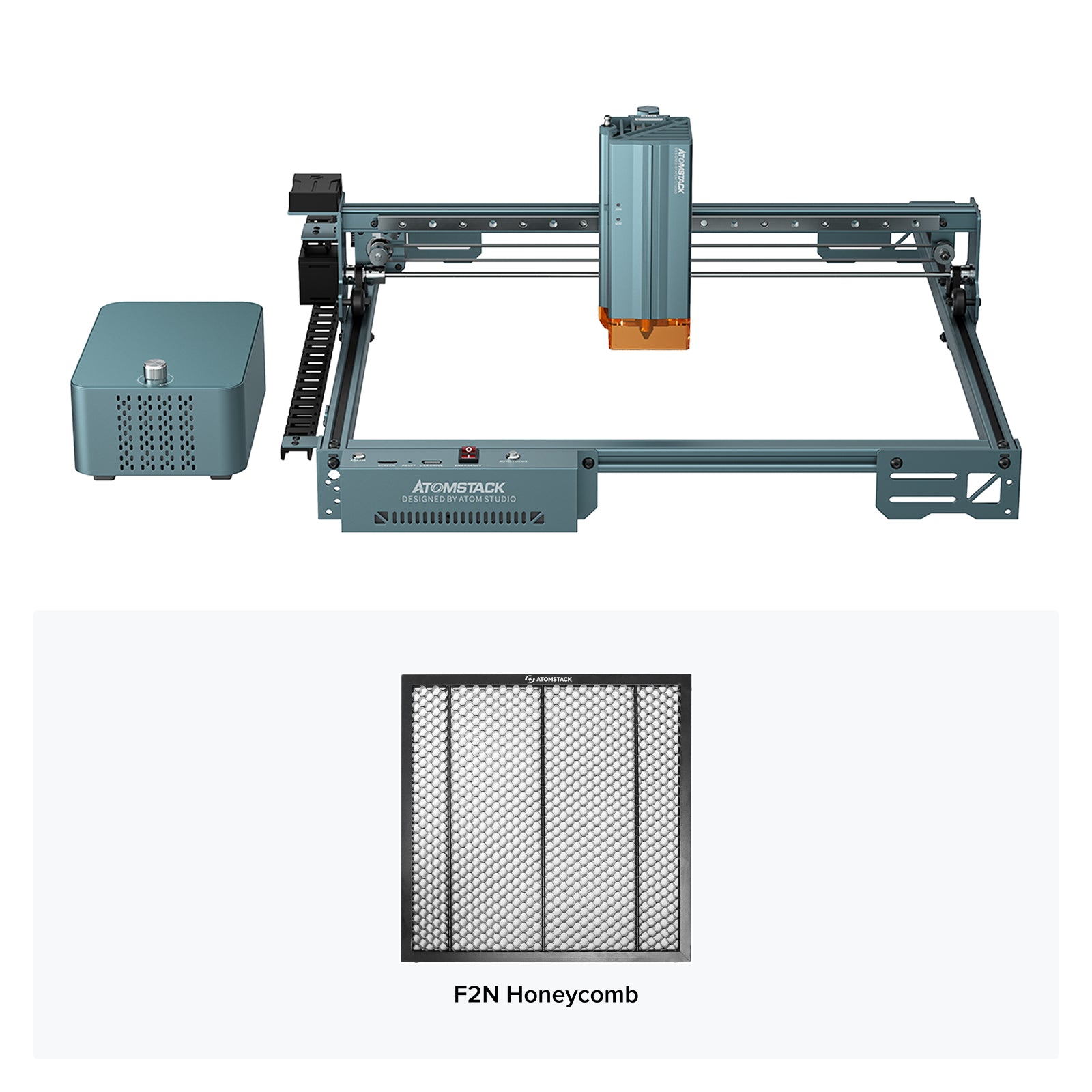 Graveur laser AtomStack A40 Pro V2 avec kit d'assistance pneumatique F60
