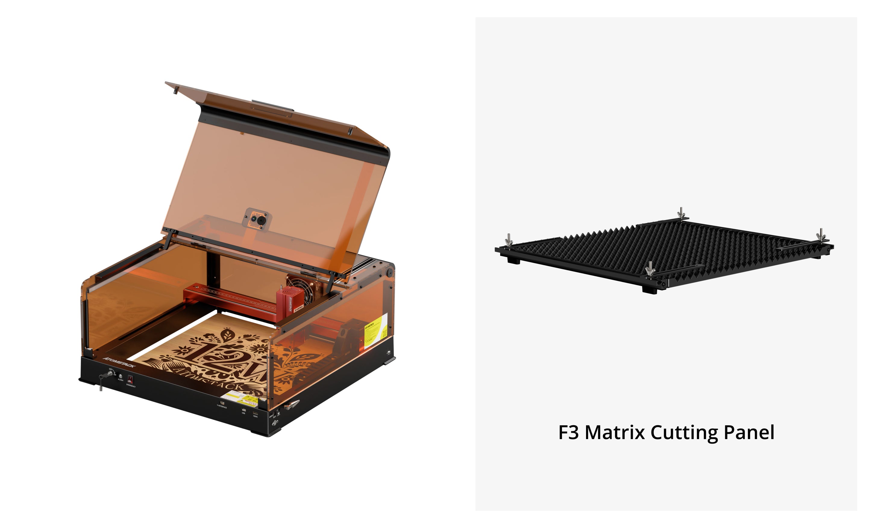 AtomStack A48 Ultra Unibody-Rahmen-Lasergravierer