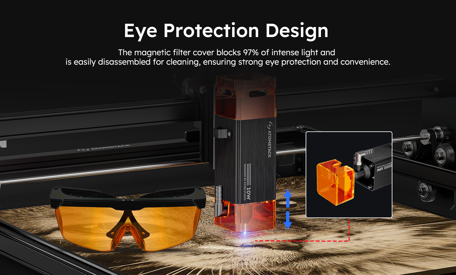 Graveur laser AtomStack A10 Pro V2