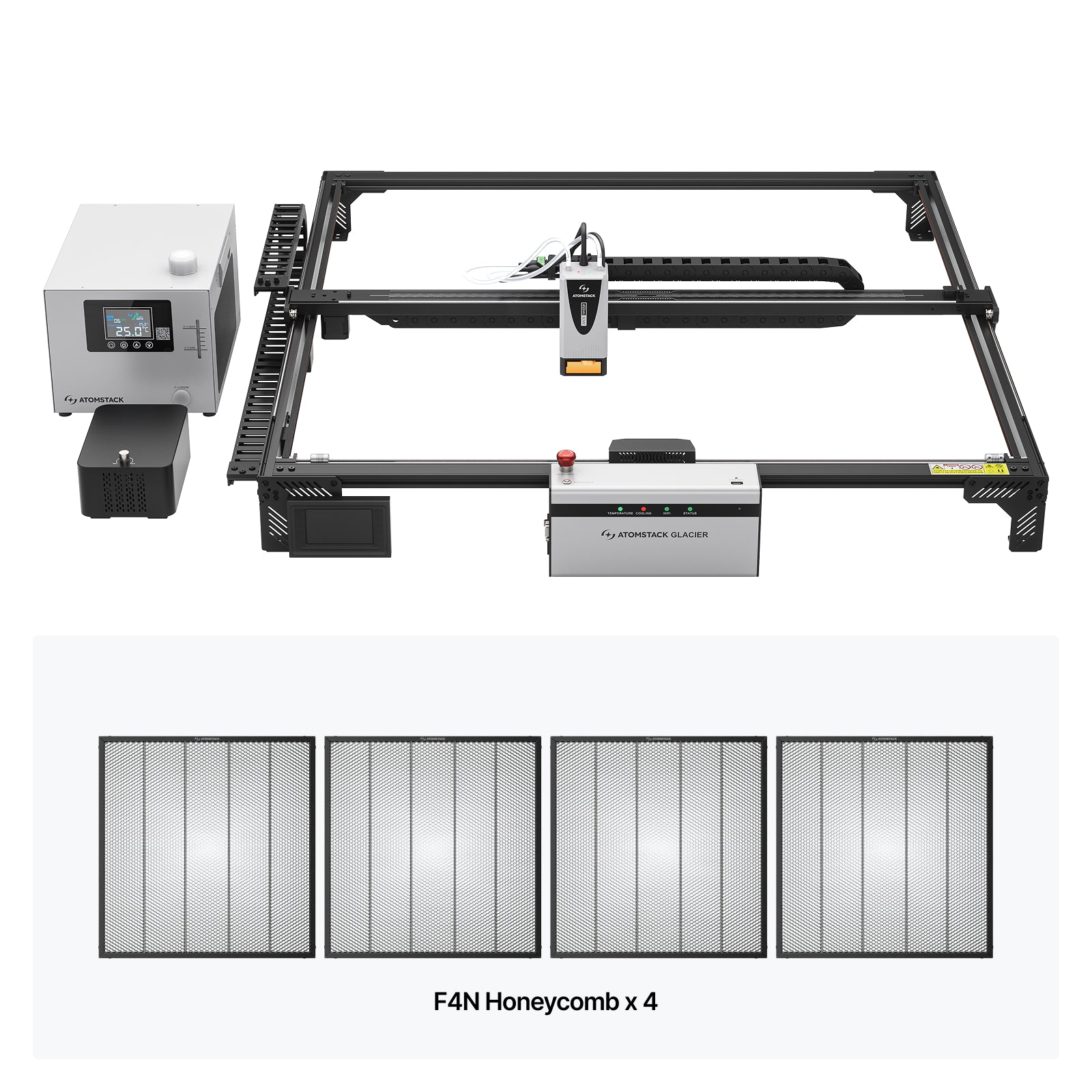 AtomStack Glacier 120W/90W Water-Cooled Diode Laser Engraver