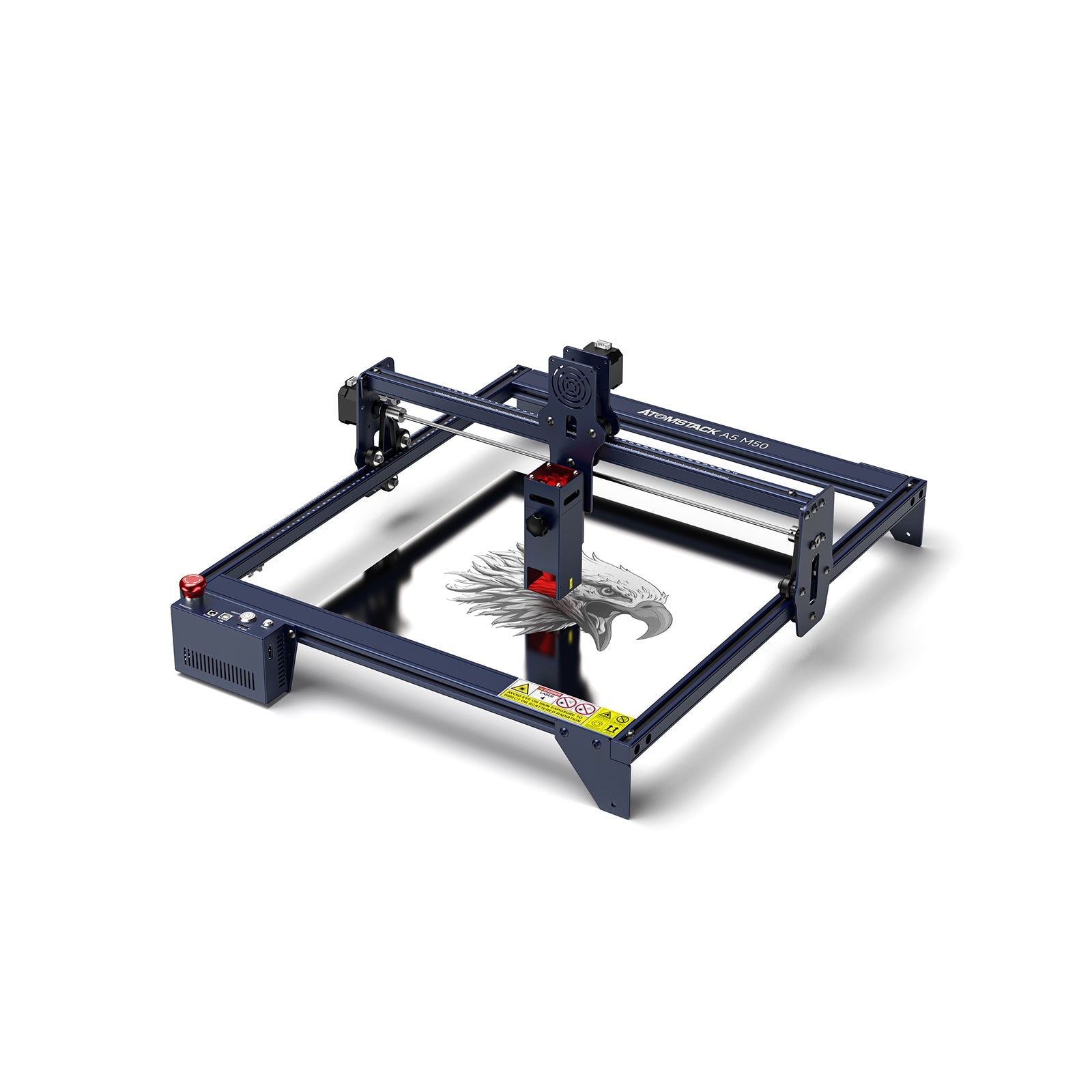 Refurbished AtomStack A5 M50 Laser Engraver 5W DIY Engraving Cutting Machine for Wood Metal Leather