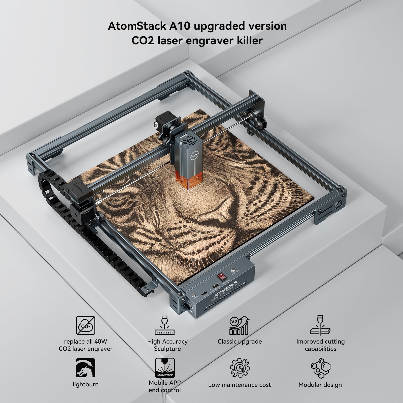 AtomStack Ace Pro V2 Lasergravierer (A20 Pro V2 / A10 Pro V2)