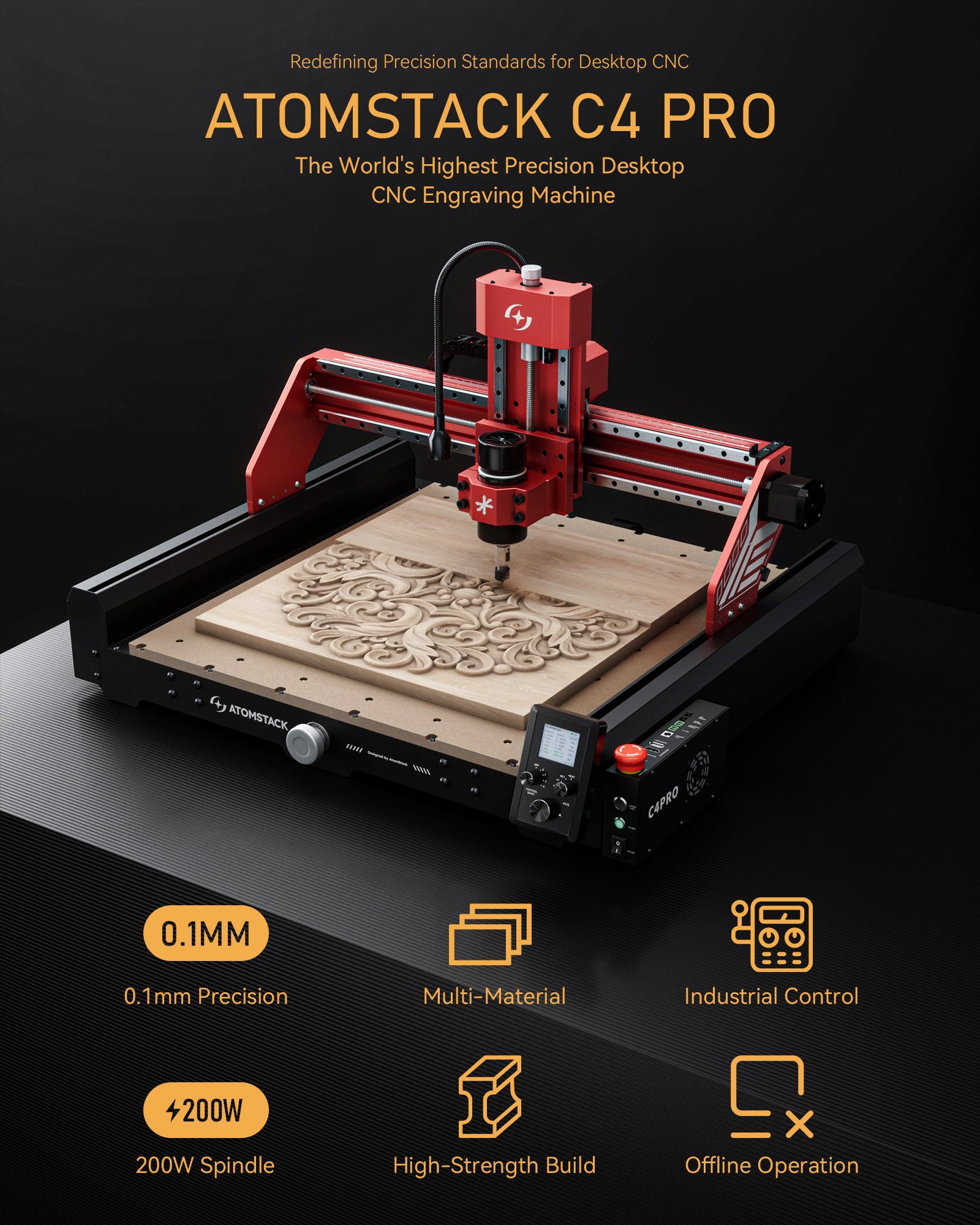 AtomStack C4 Pro CNC Router