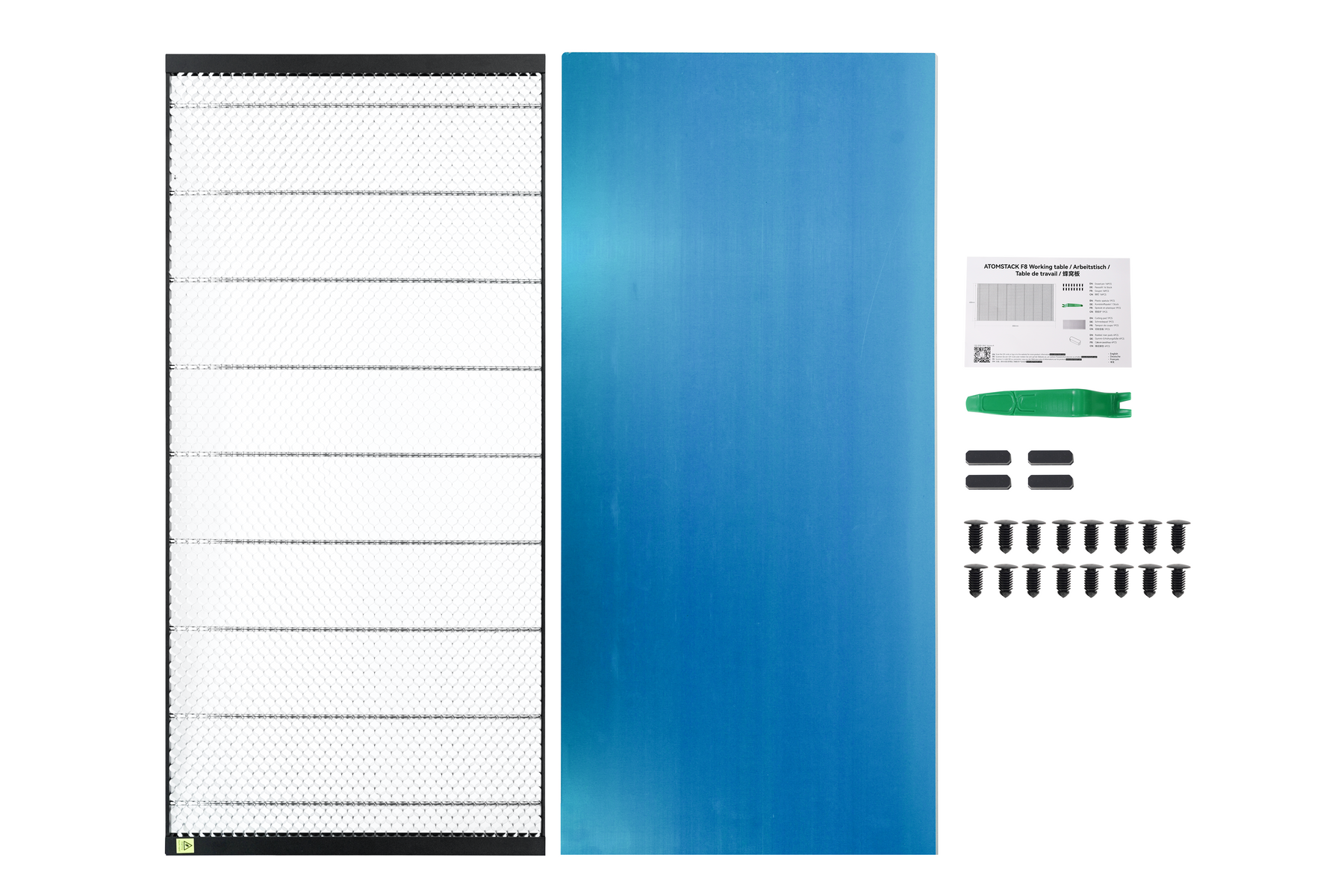 AtomStack F4 Lasergravur-Schneidewaben-Arbeitstisch-Brettplattform