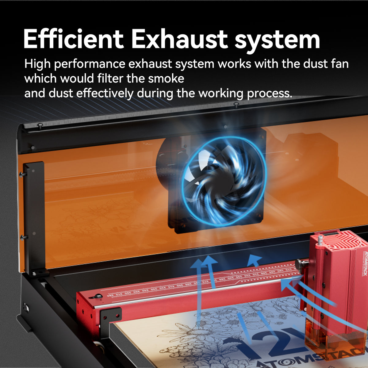 AtomStack A12 Ultra Unibody Frame Laser Engraver