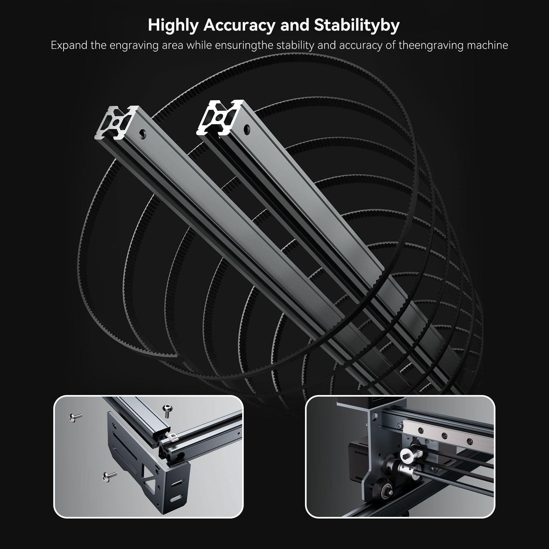 AtomStack Laser Engraving Area Extension Kit for A10/A20/A40 Pro V2