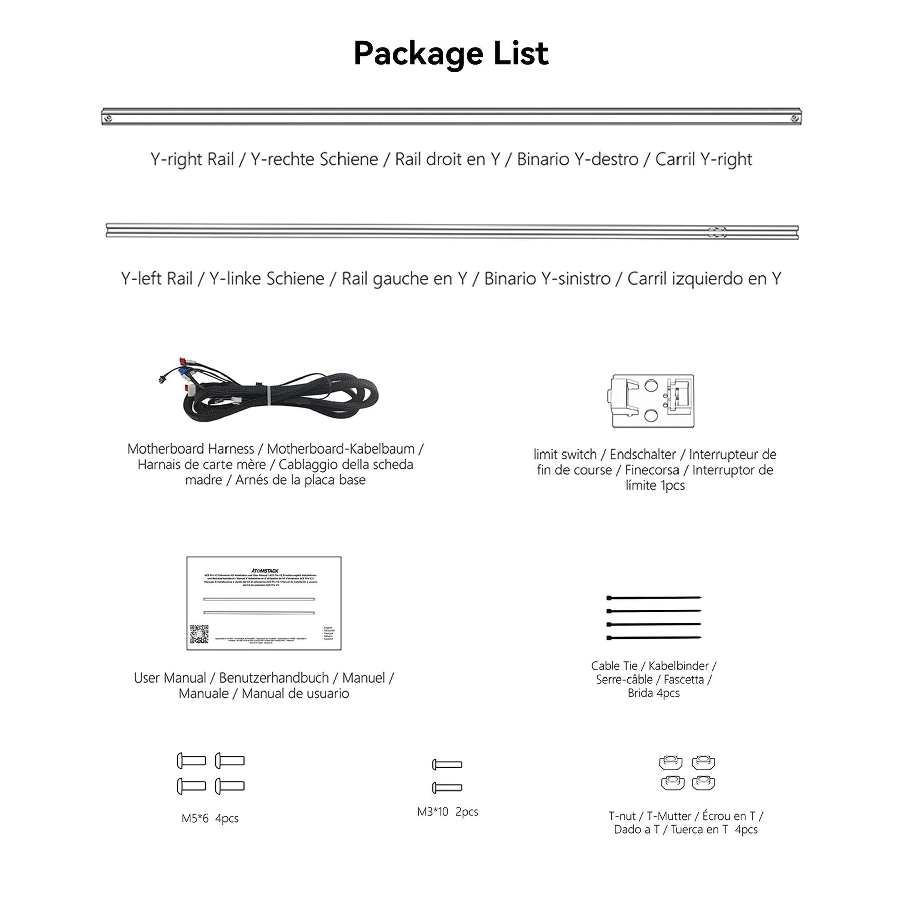 AtomStack Laser Engraving Area Extension Kit for A10/A20/A40 Pro V2