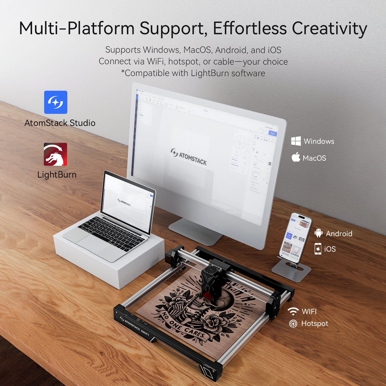 AtomStack Swift Laser Engraver