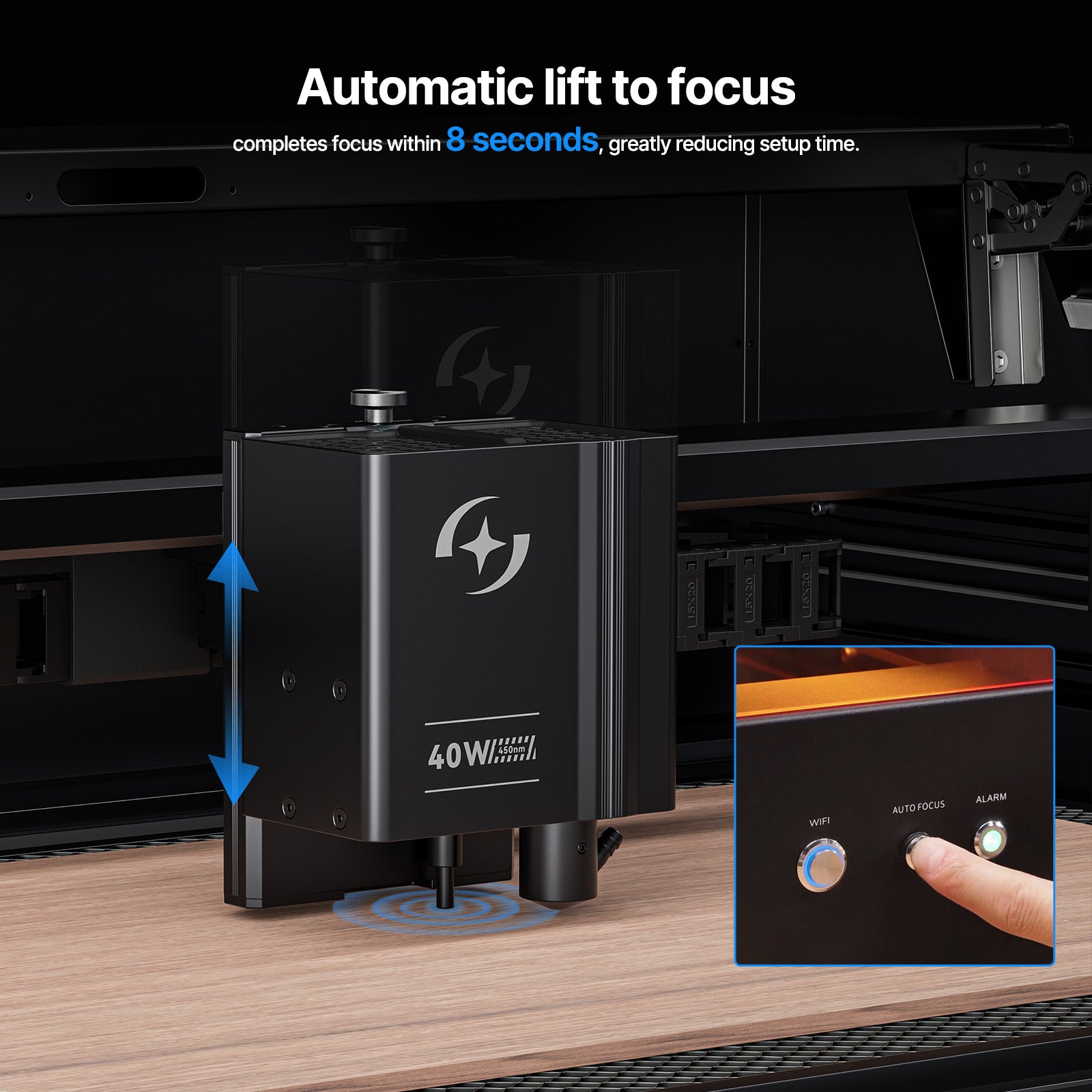 AtomStack Kraft Lite 40W Diode Laser Engraver