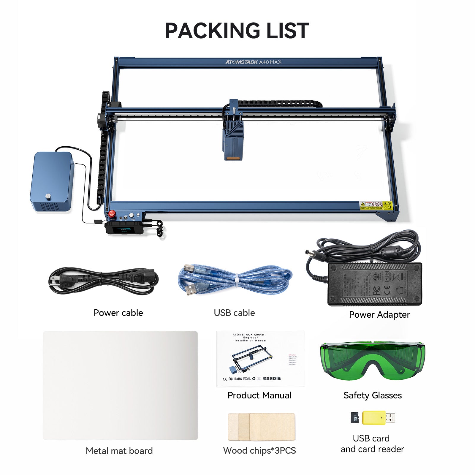 AtomStack A40/X40 Max Laser Engraver