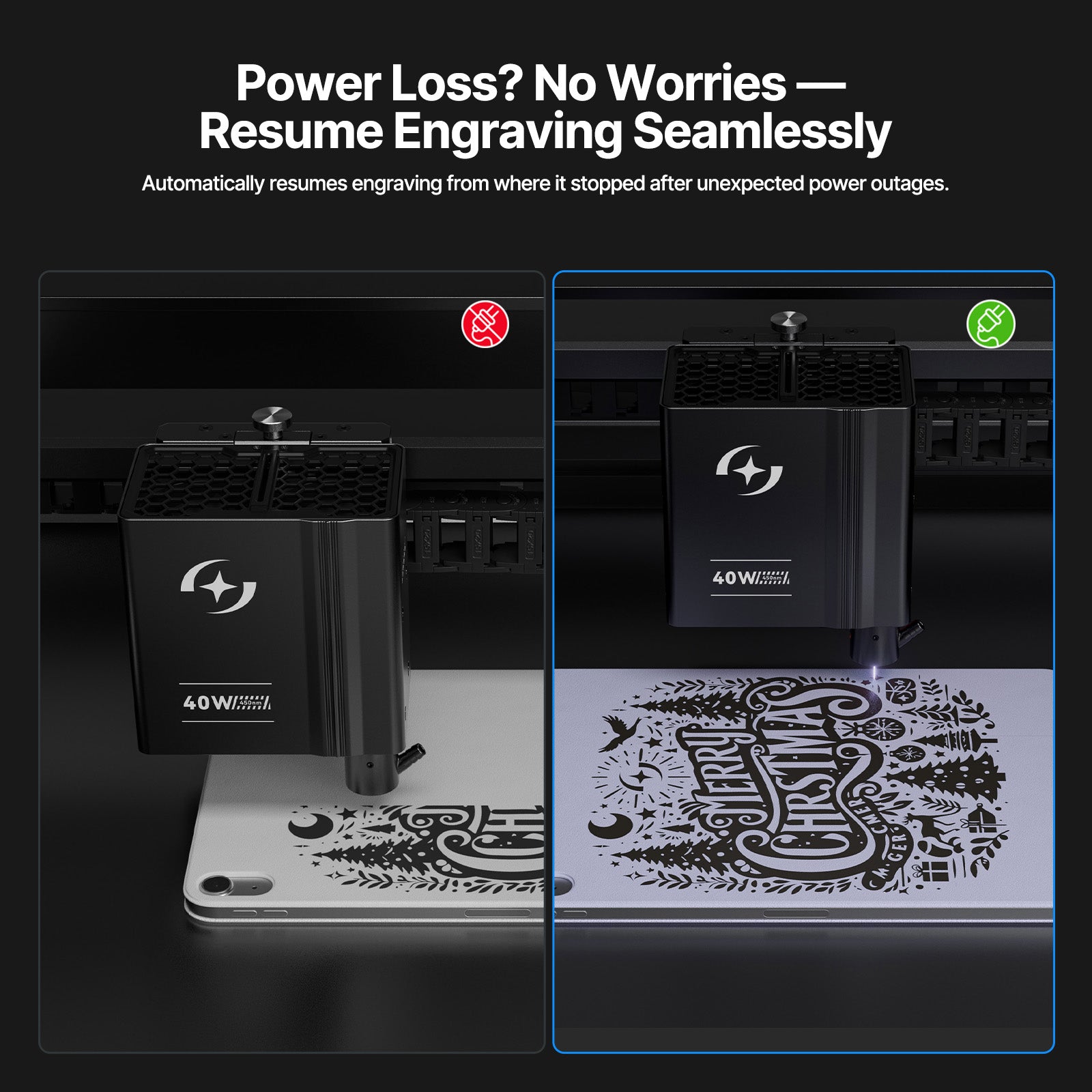 AtomStack Kraft Lite 40W Diode Laser Engraver