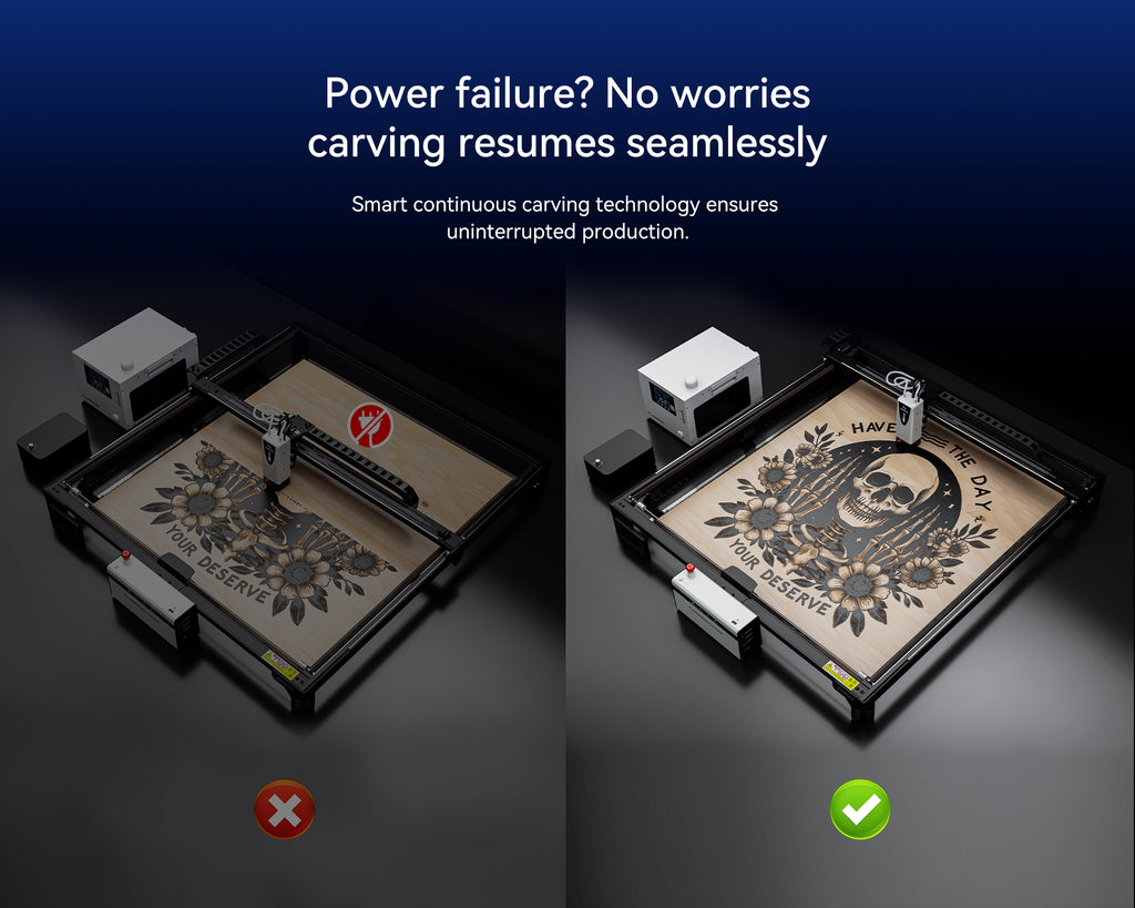 AtomStack Glacier 120W/90W Water-Cooled Diode Laser Engraver