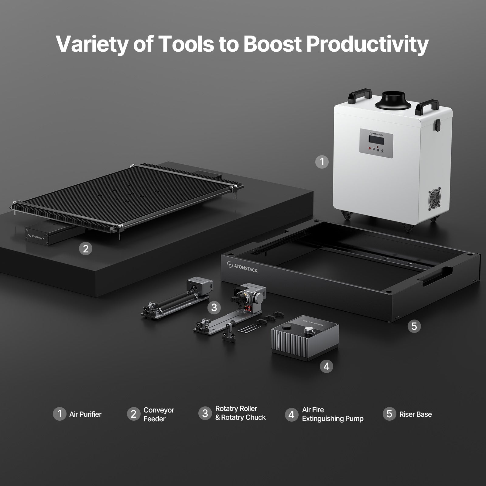 AtomStack Kraft Lite 40W Diode Laser Engraver