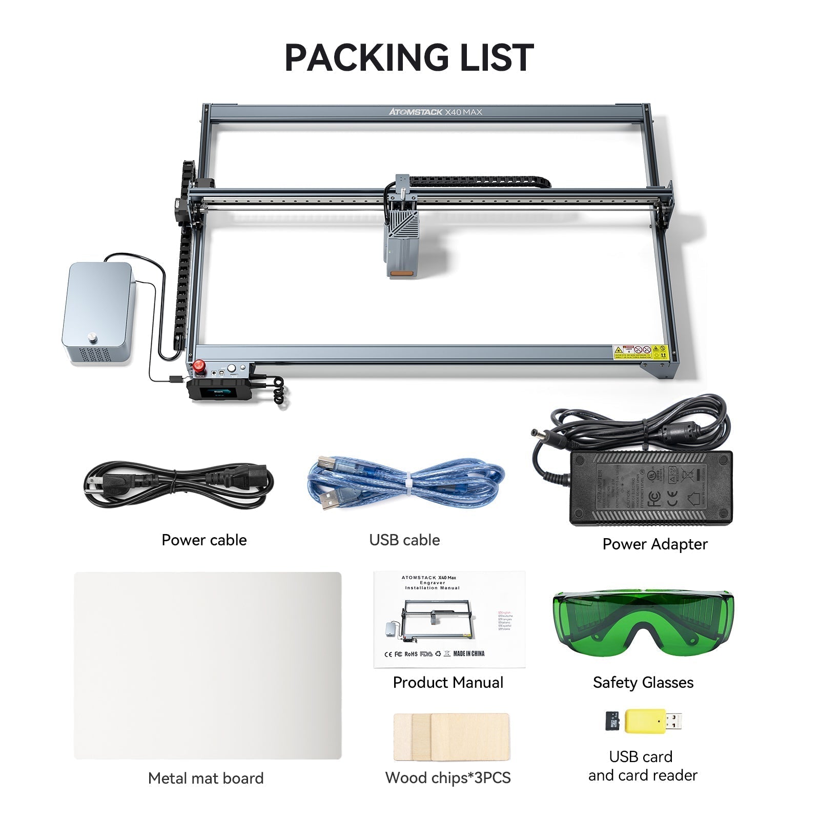 【Reconditionné】 Découpeur laser Atomstack X40 MAX