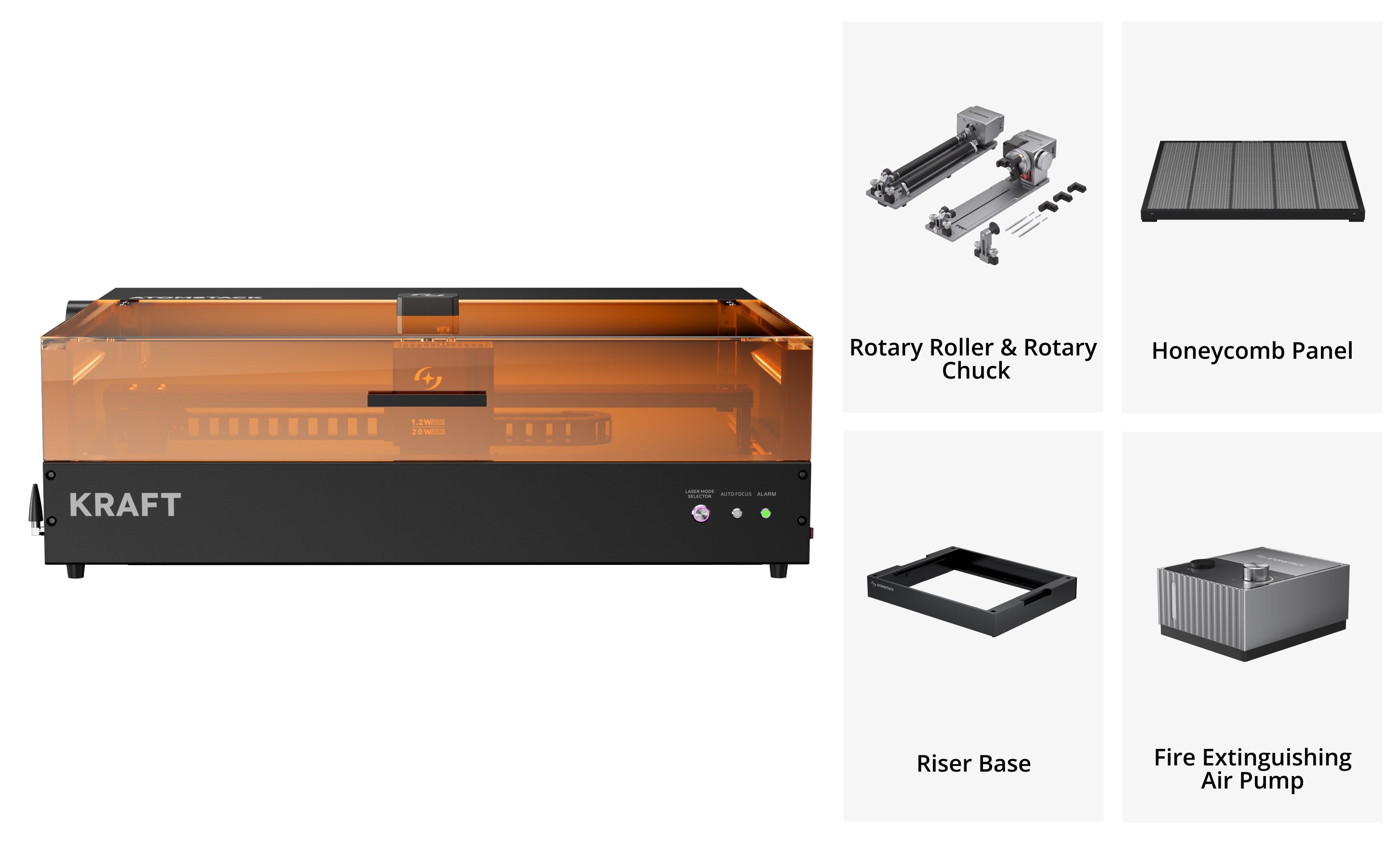 AtomStack Kraft Lite 40W Diode Laser Engraver