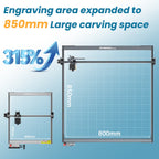 AtomStack E85 Expansion Kit: Enhance Your Laser Engraving Area to 850*800mm