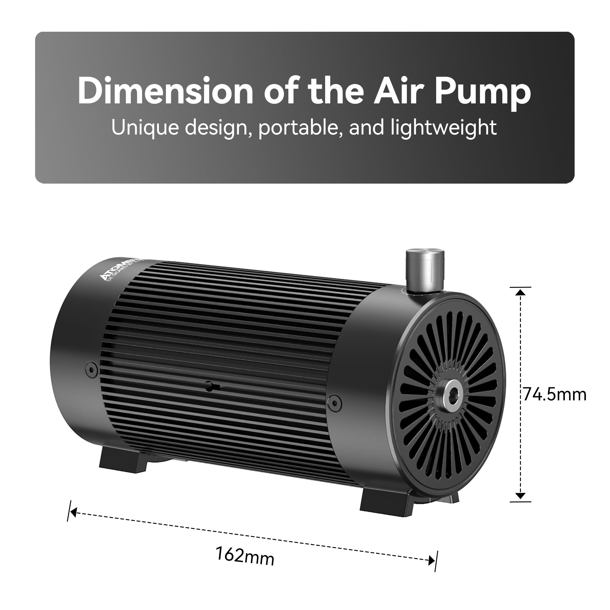 Juego de asistencia neumática AtomStack F30 V2 para máquina de corte y grabado láser