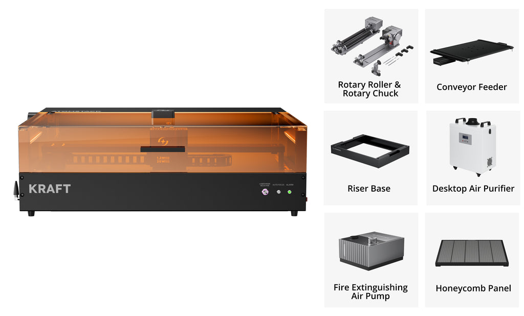 AtomStack Kraft Lite 40W Diode Laser Engraver (UK)