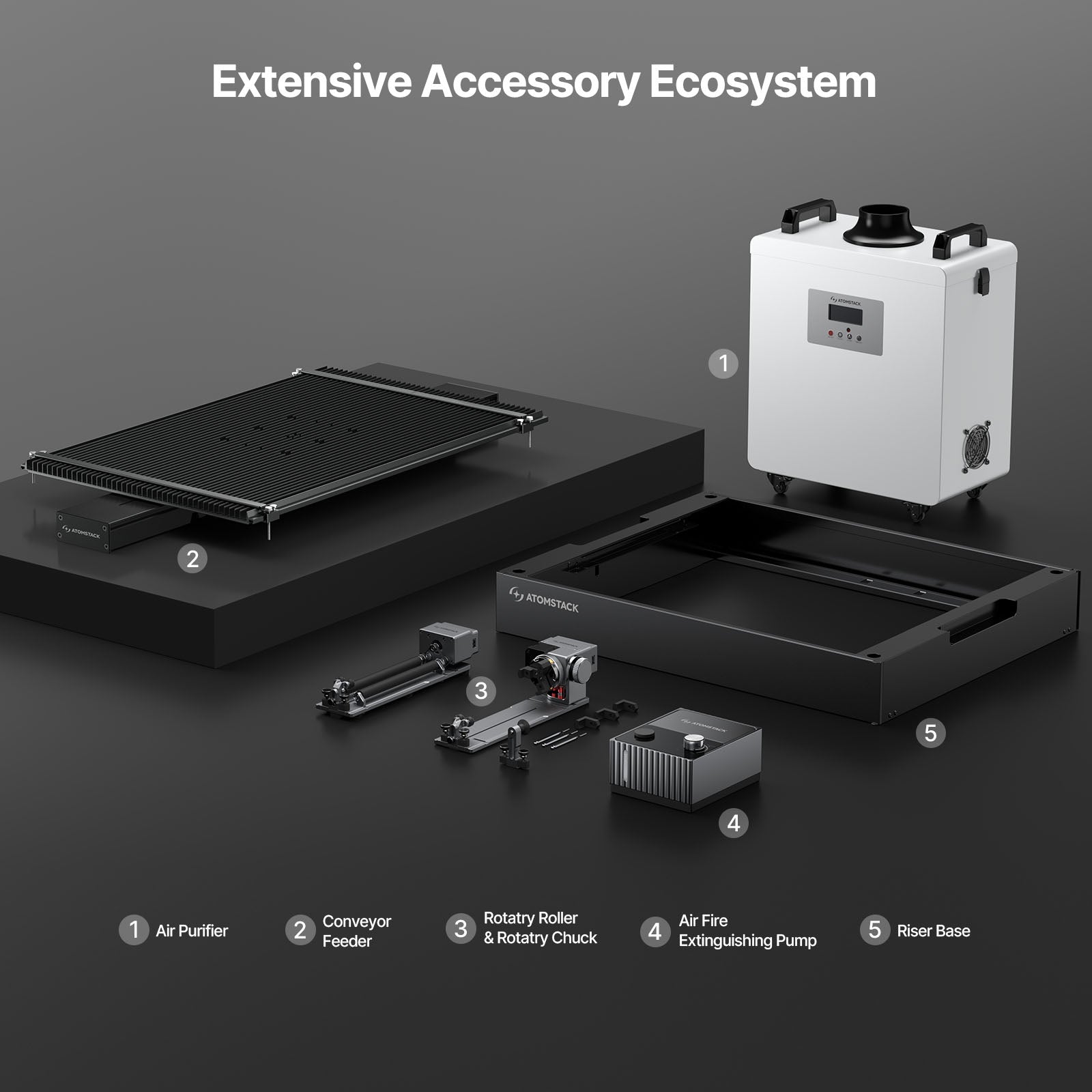 AtomStack Kraft Dual-laser Engraver 20W Diode + 1.2W IR