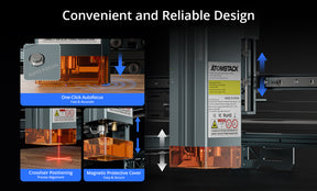 AtomStack A40 Pro V2 Laser Engraver with F60 Air Assist Kit