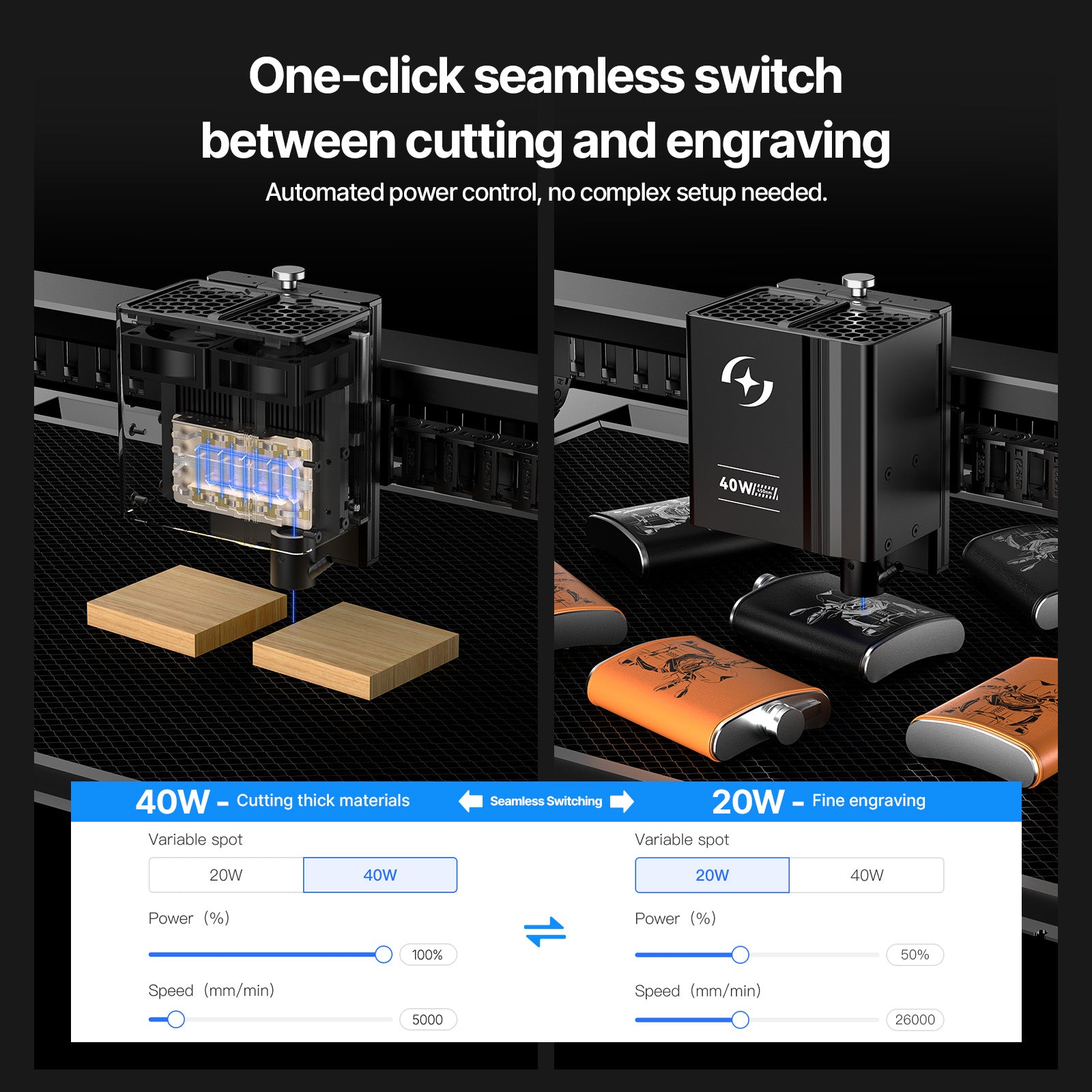 AtomStack Kraft Lite 40W Diode Laser Engraver