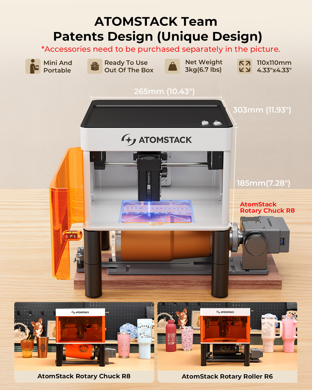 Graveur laser AtomStack P1