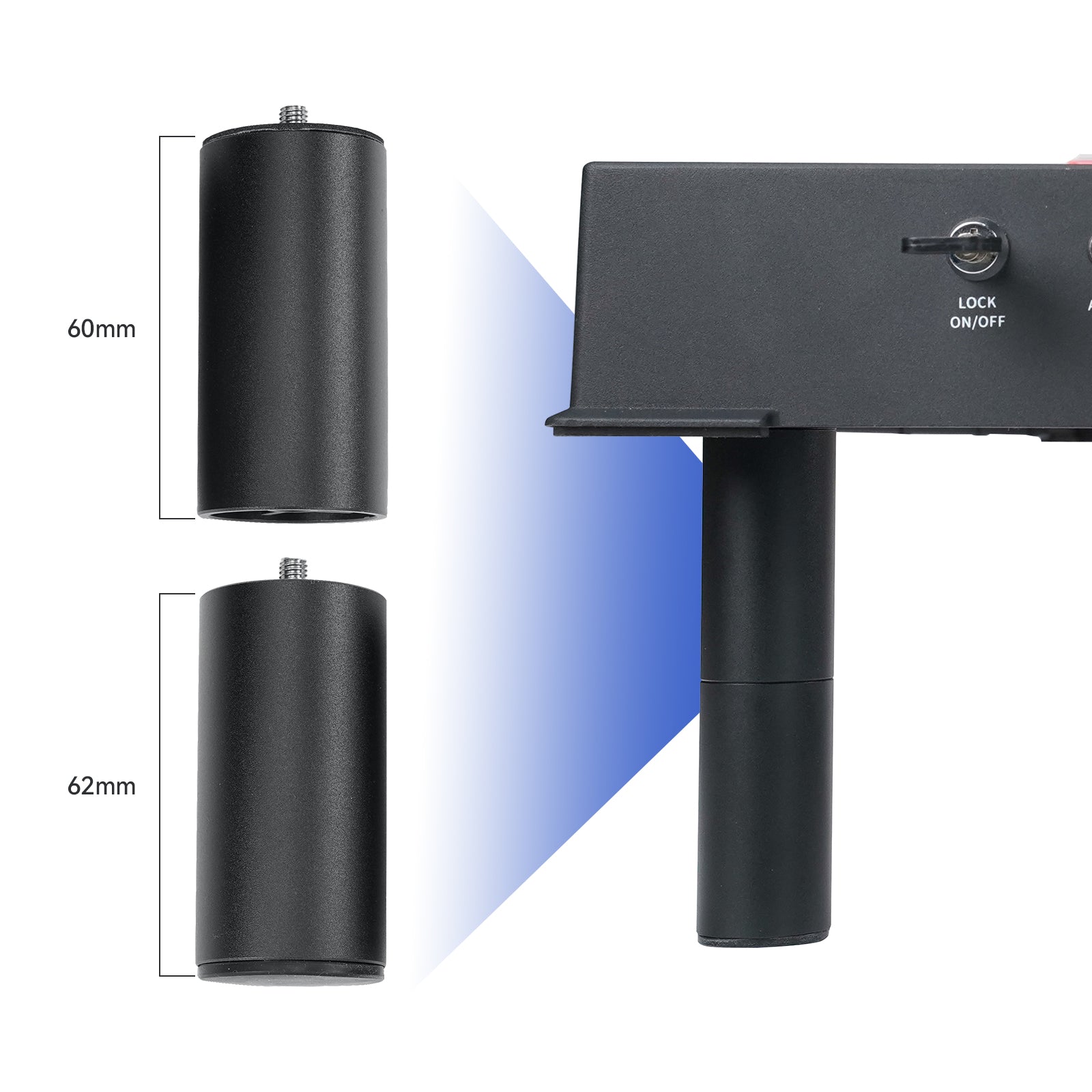 8PCS AtomStack H1 High Pedestal Dedicated to Unibody Series/A70 Series