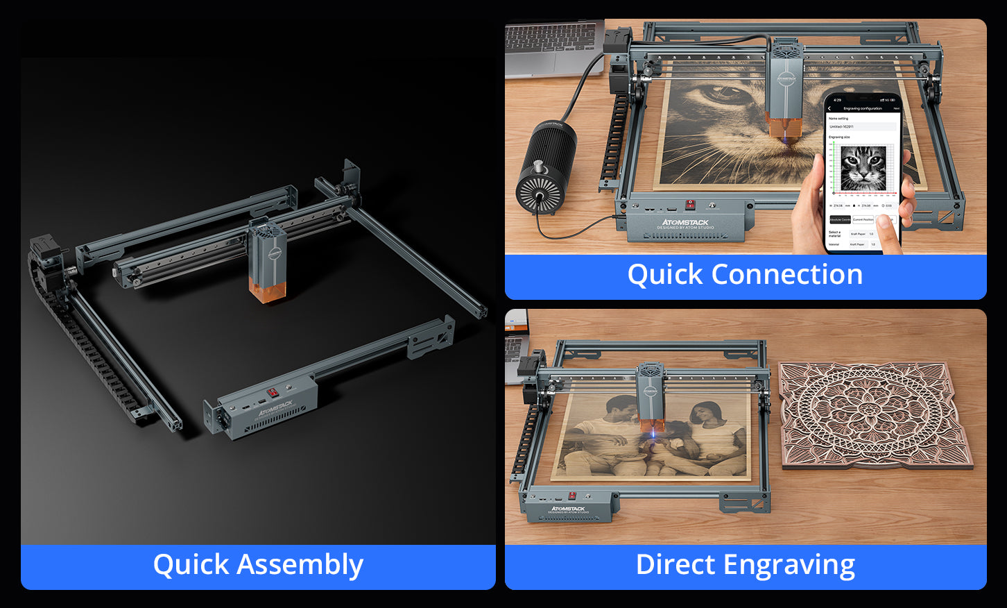 AtomStack A10 Pro V2 Laser Engraver