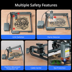 AtomStack A40 Pro V2 Laser Engraver with F60 Air Assist Kit