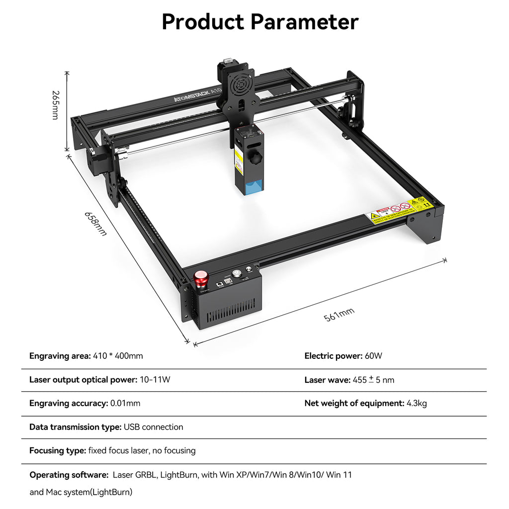 【Remis à neuf】 Graveur laser A10