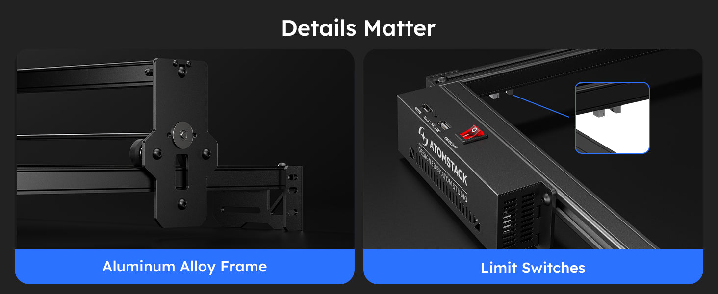 AtomStack Ace Pro V2 Lasergravierer (A20 Pro V2 / A10 Pro V2)