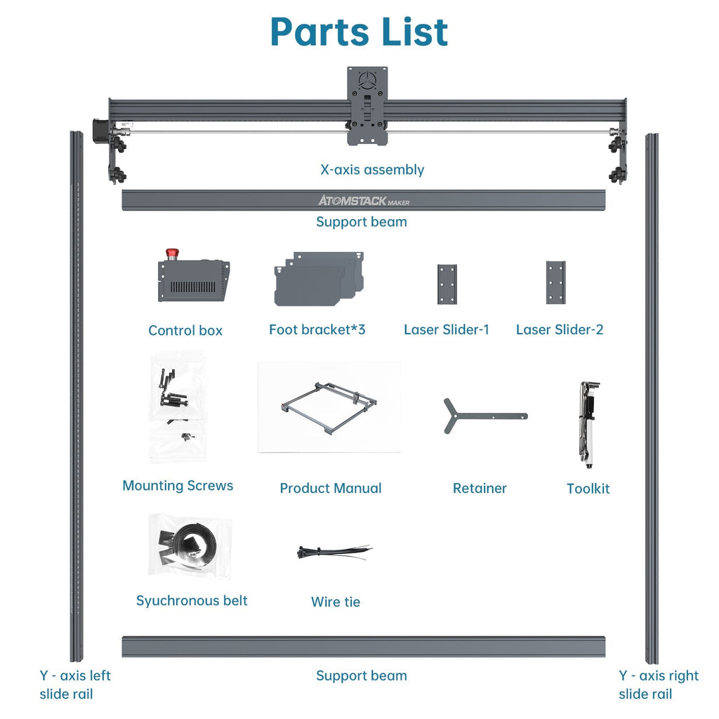 AtomStack E85 Expansion Kit: Enhance Your Laser Engraving Area to 850*800mm