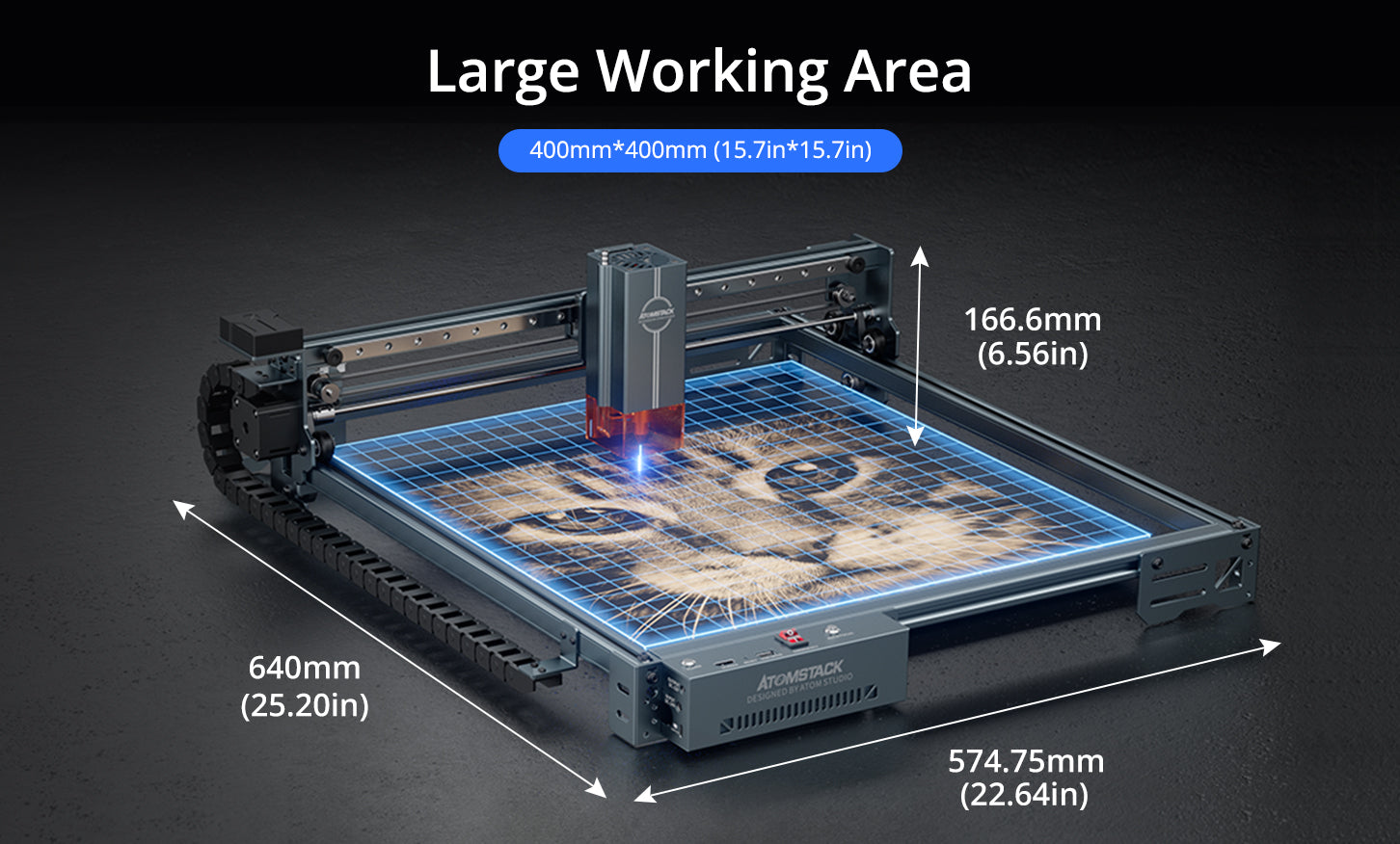 Grabador láser AtomStack Ace Pro V2 (A20 Pro V2 / A10 Pro V2)