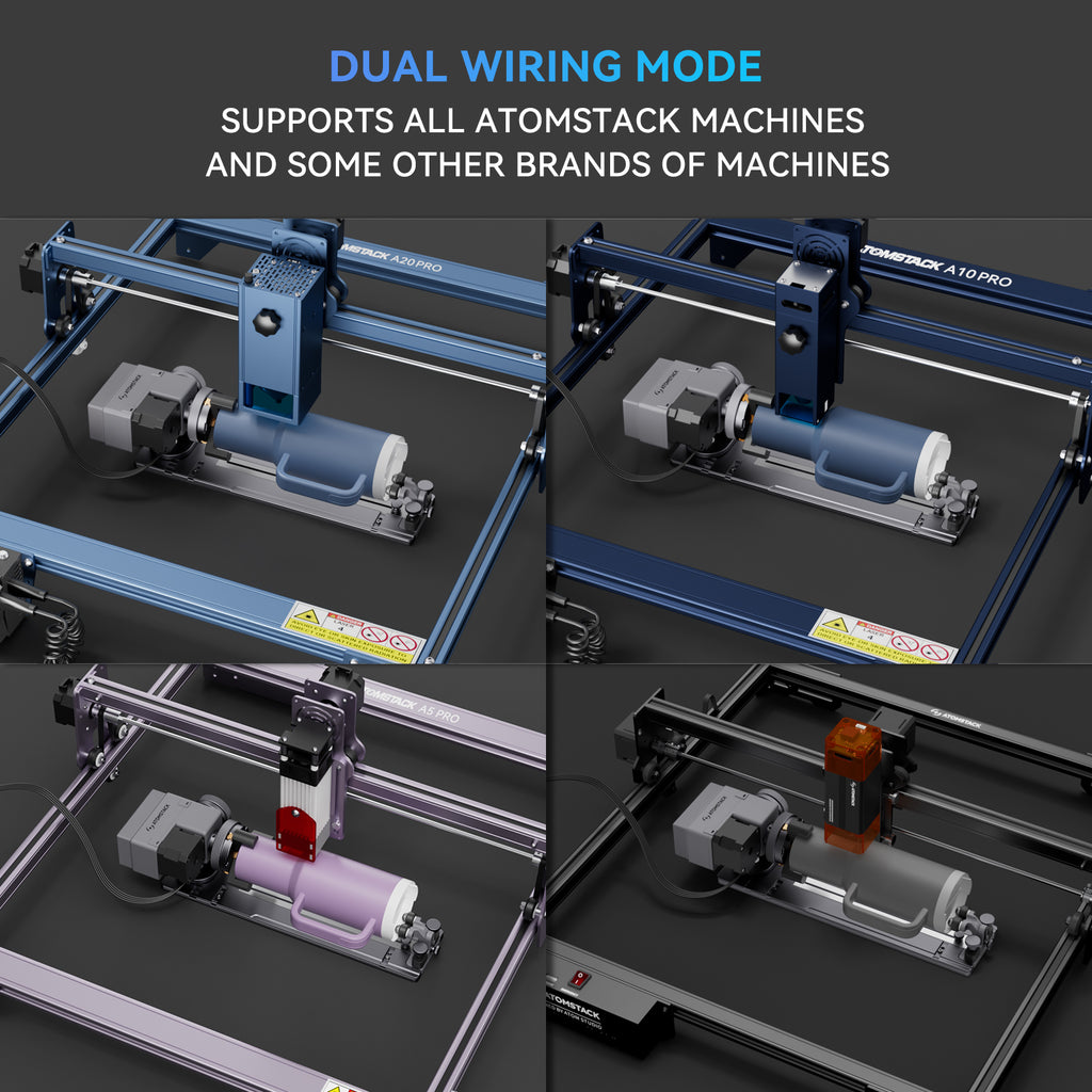 AtomStack Lasergravierer-Rotationsrollensatz R8 Pro 