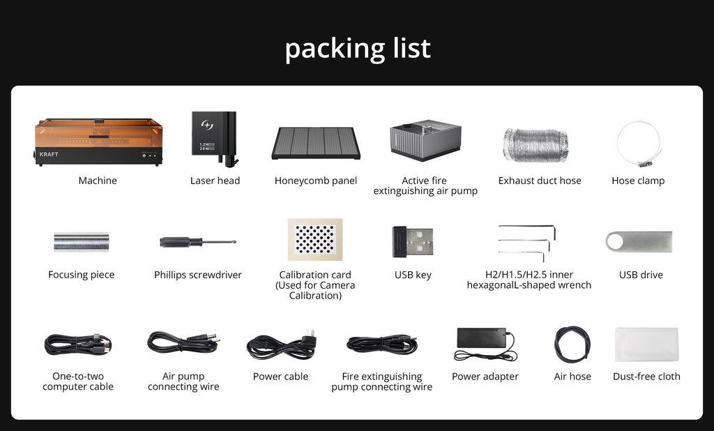 AtomStack Kraft Dual-laser Engraver 20W Diode + 1.2W IR