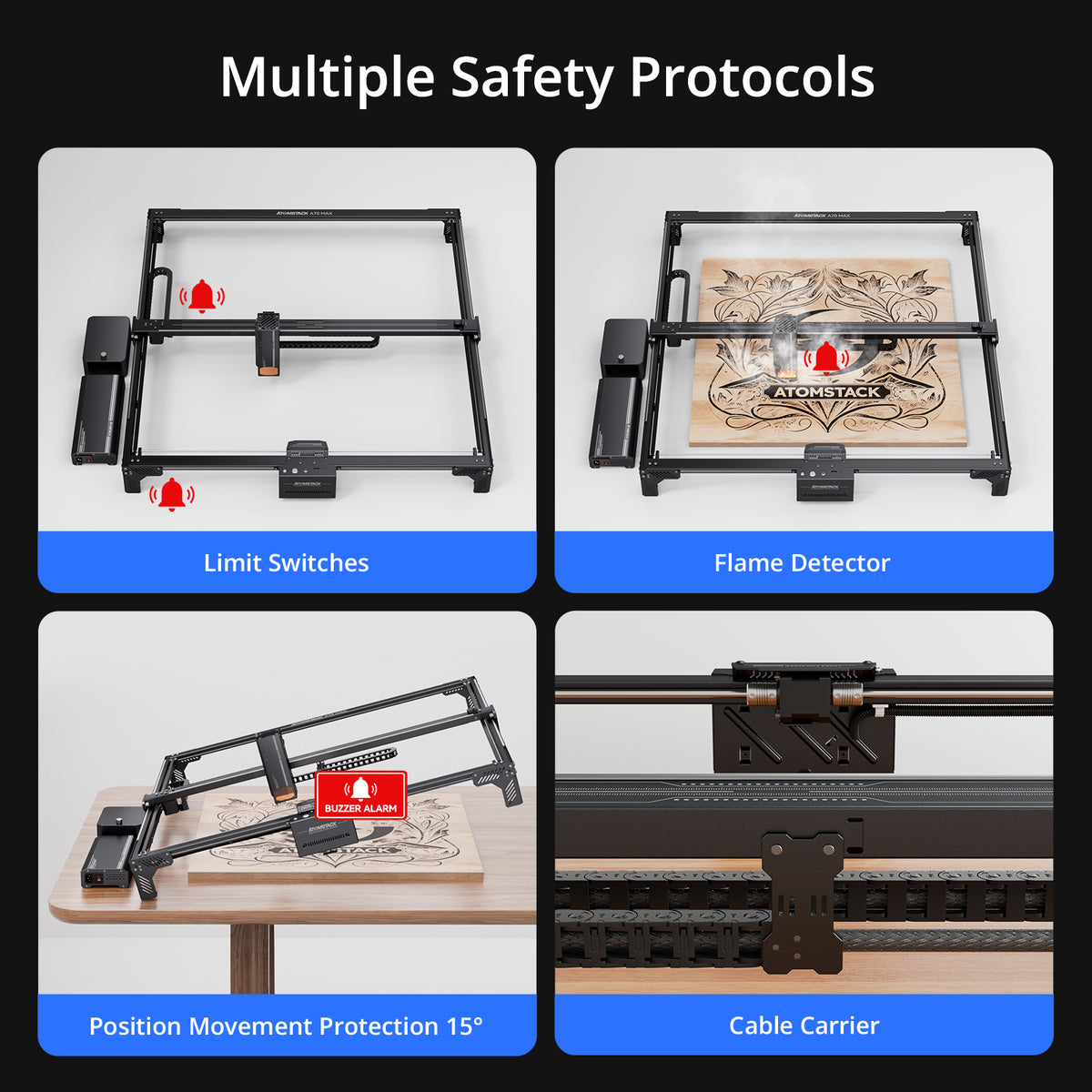 Atomstack Drawings Examples AtomStack A70 Max Laser Cutter