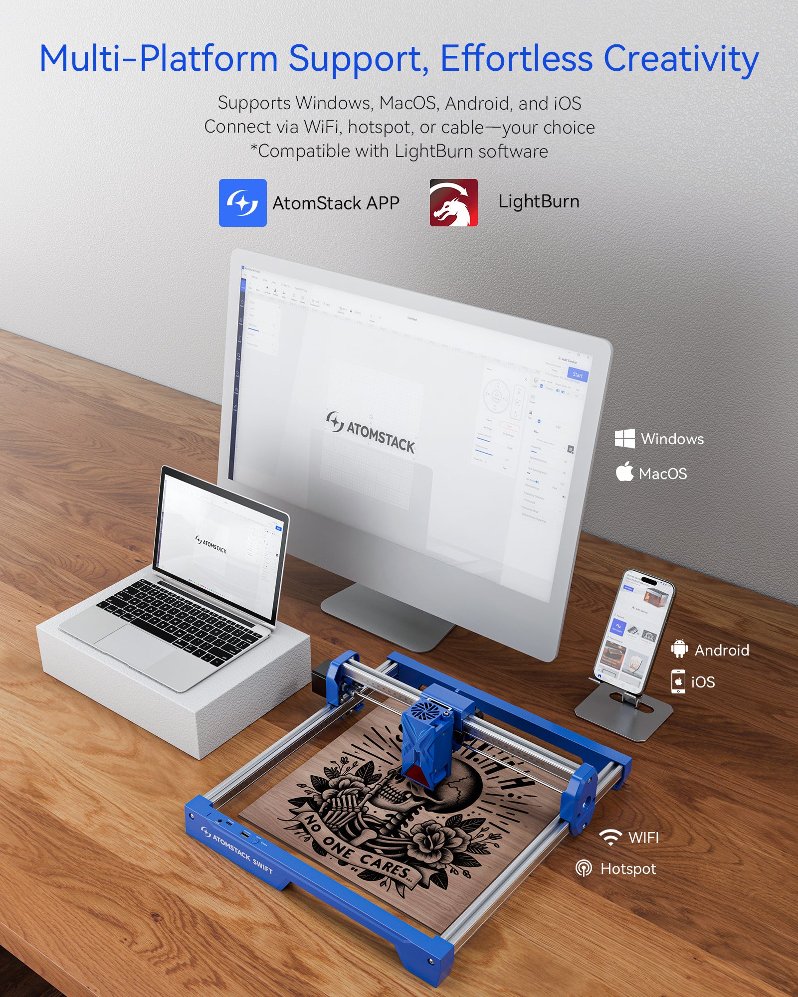 AtomStack Swift Laser Engraver